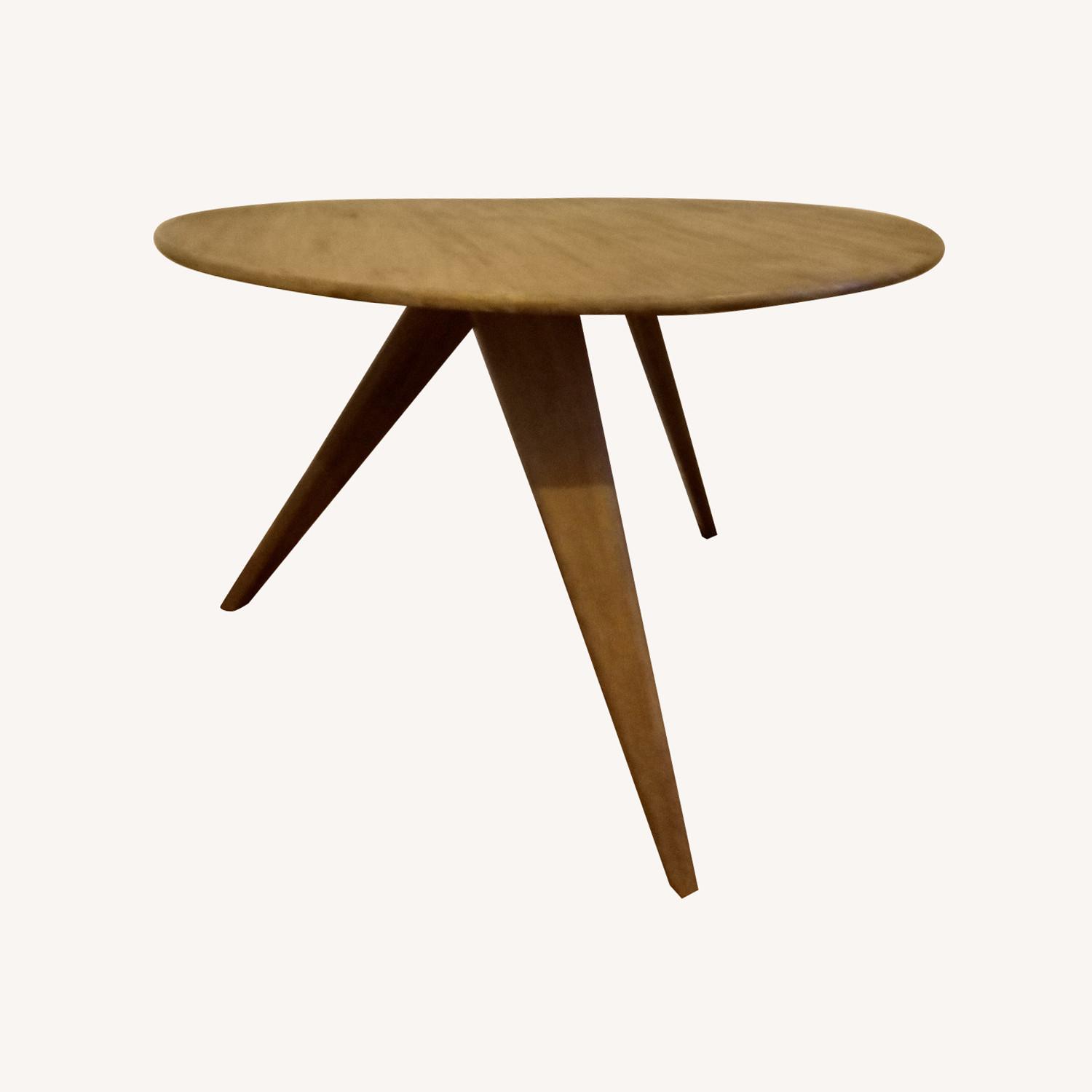 West Elm Round Driftwood Dining Table - image-0