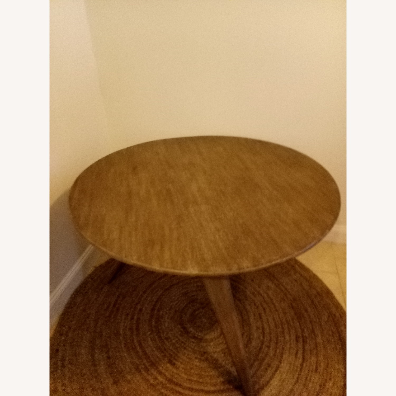 West Elm Round Driftwood Dining Table - image-2