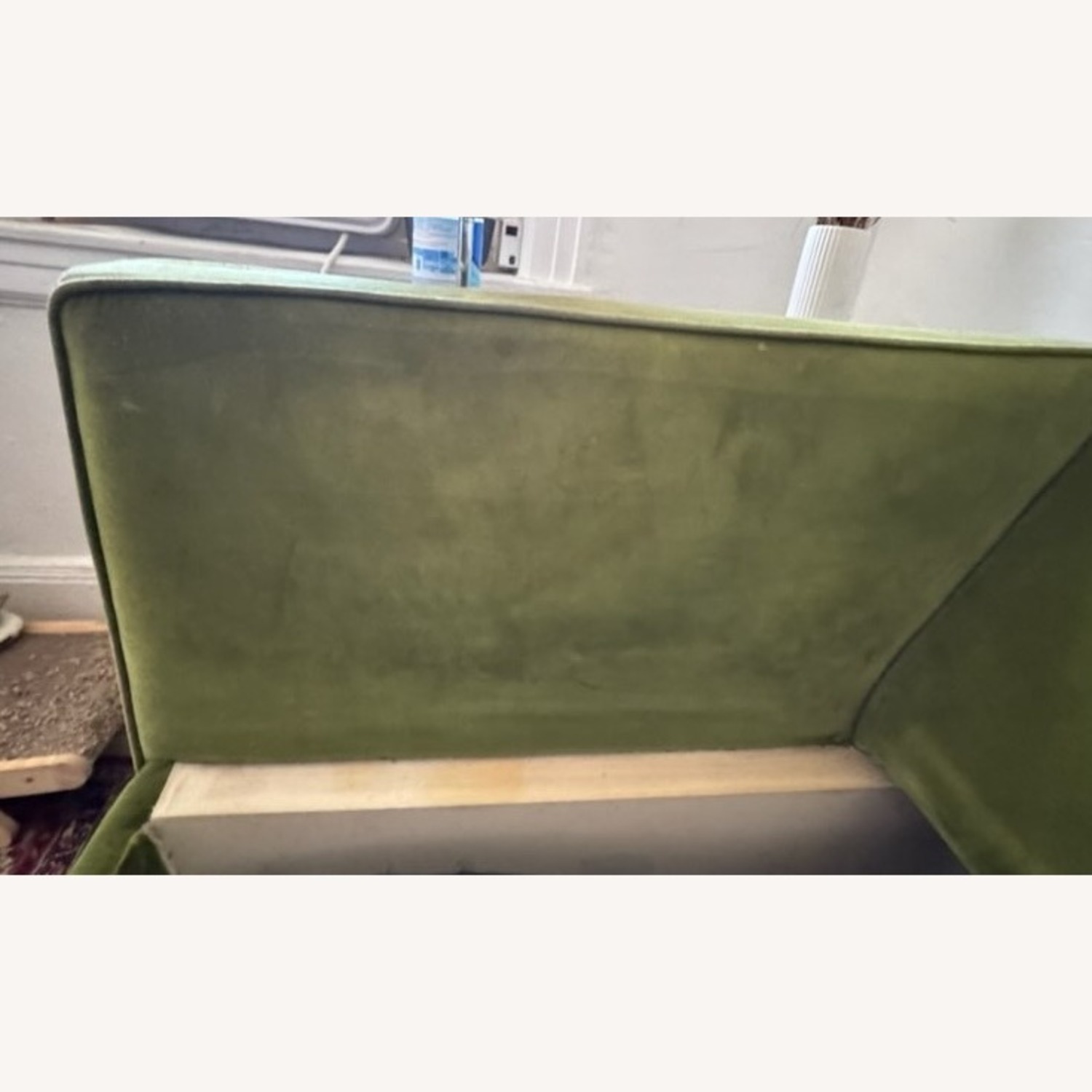 Joybird Briar Green Velvet Sleeper Sofa - image-3