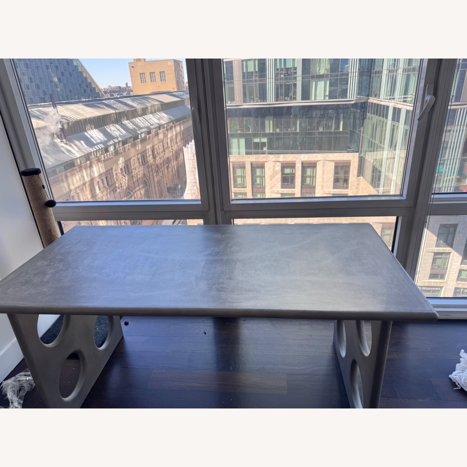 CB2 Otto Grey Concrete Desk - image-3