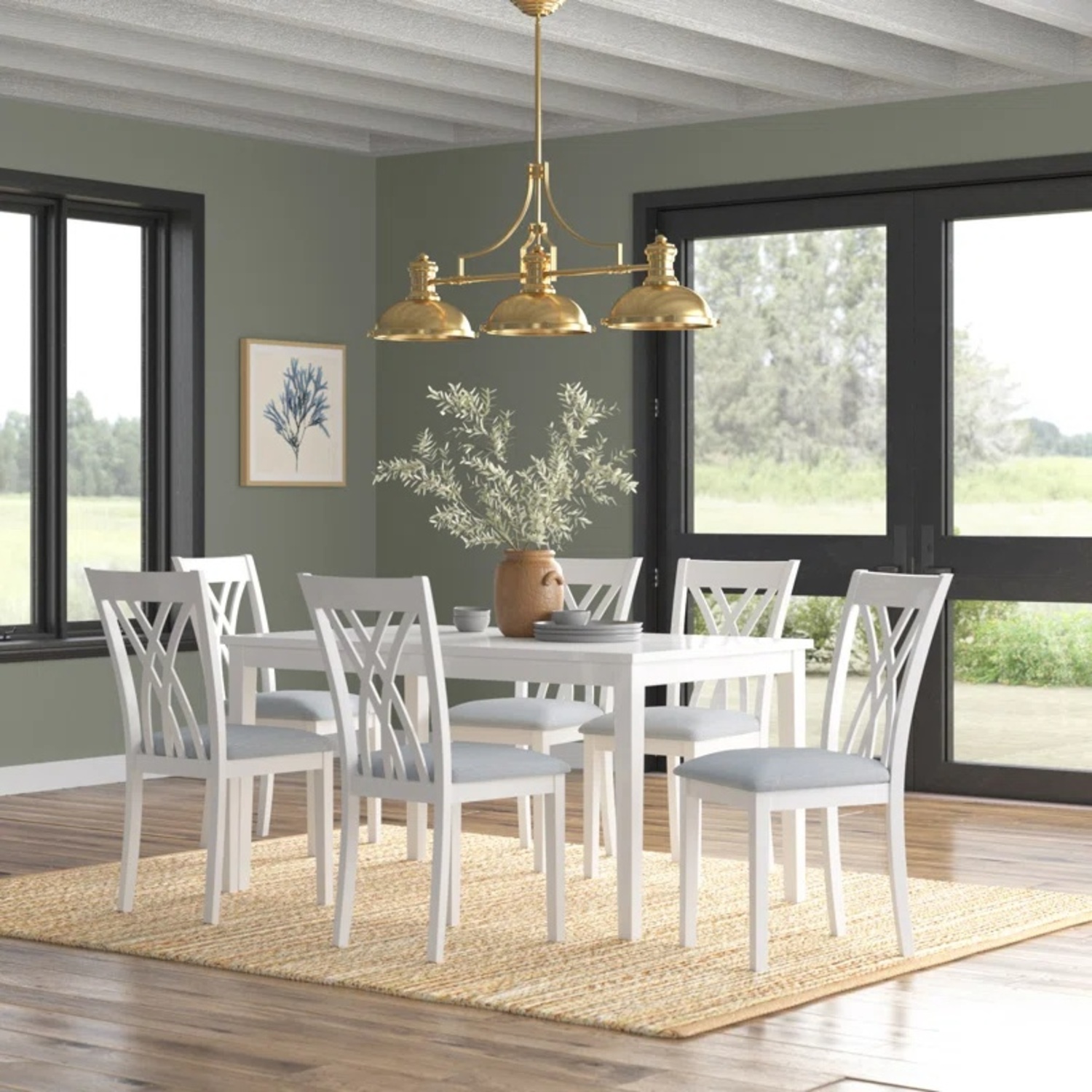 Wayfair Beachcrest Home 7 Piece Dining Set - image-5