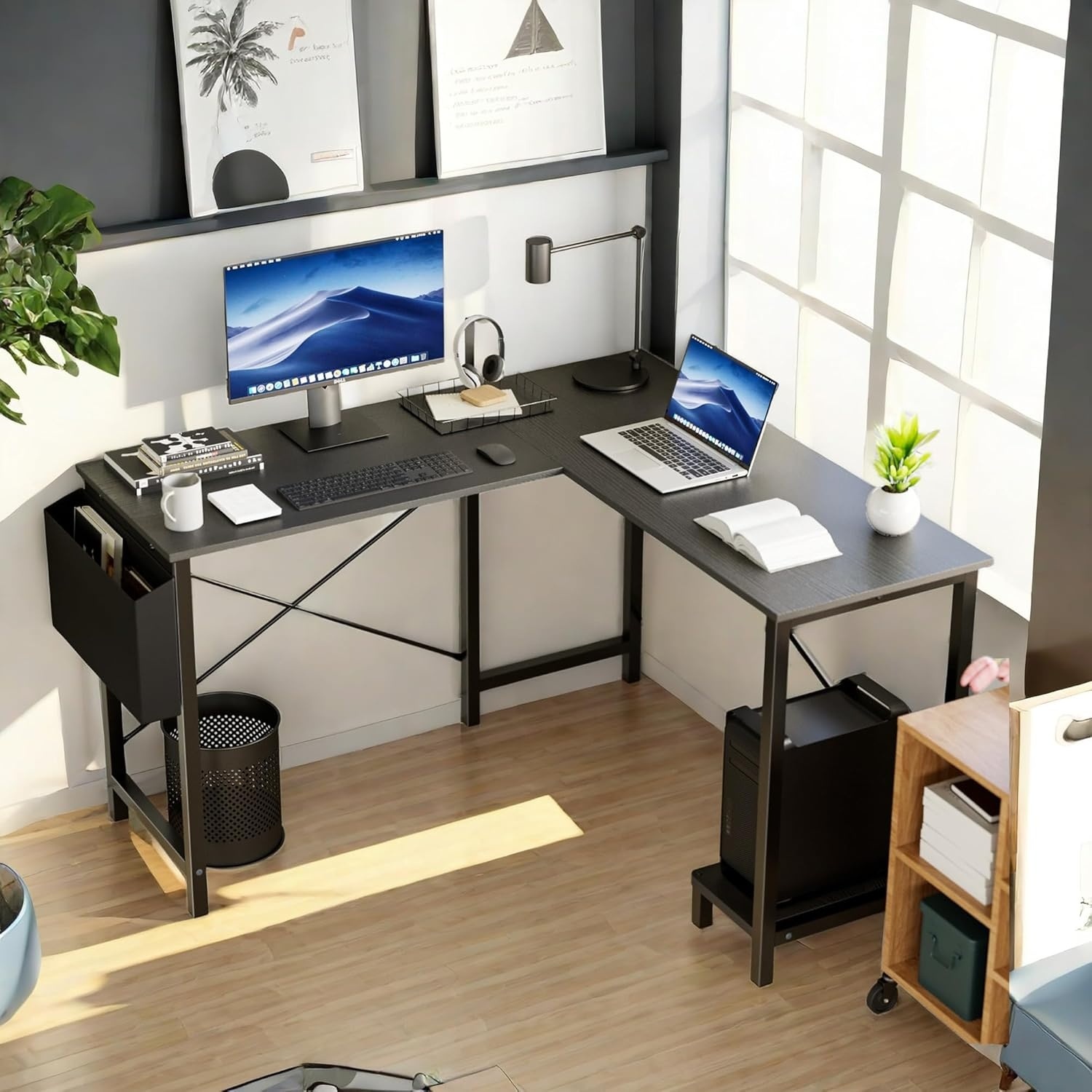 Black Computer Desk - AptDeco