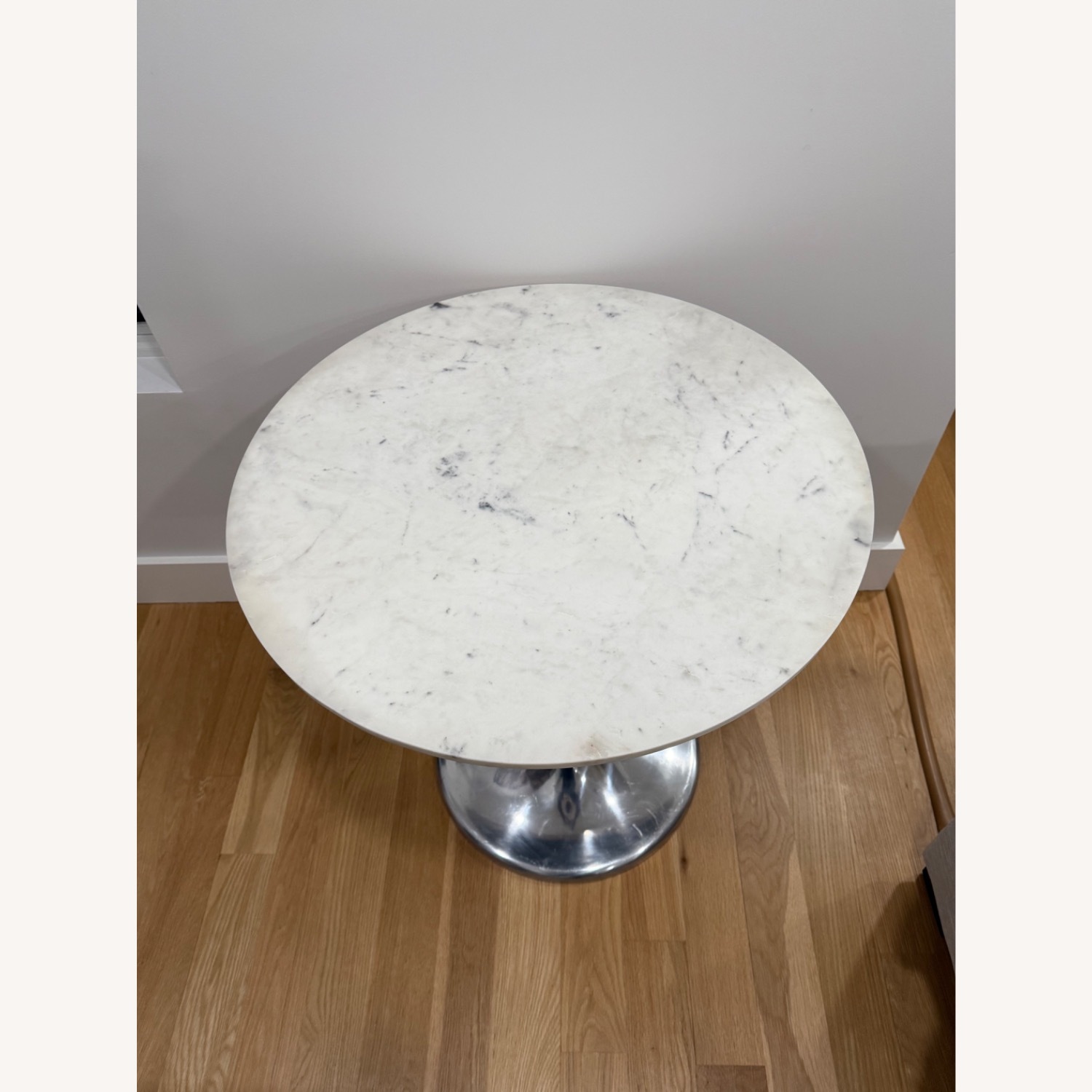 CB2 Hackney Marble Dining Bistro Table  - image-6