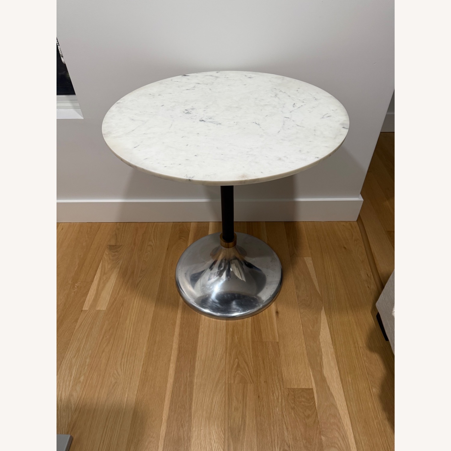 CB2 Hackney Marble Dining Bistro Table  - image-1