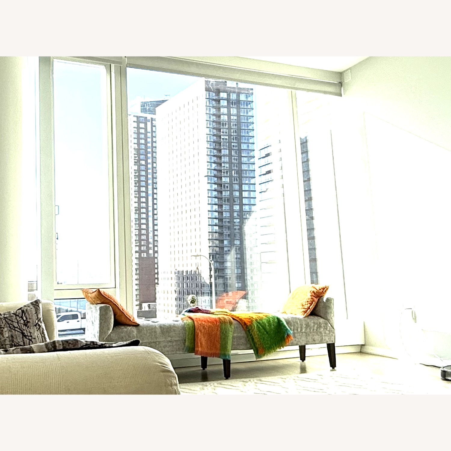 Gray Ottoman - image-1