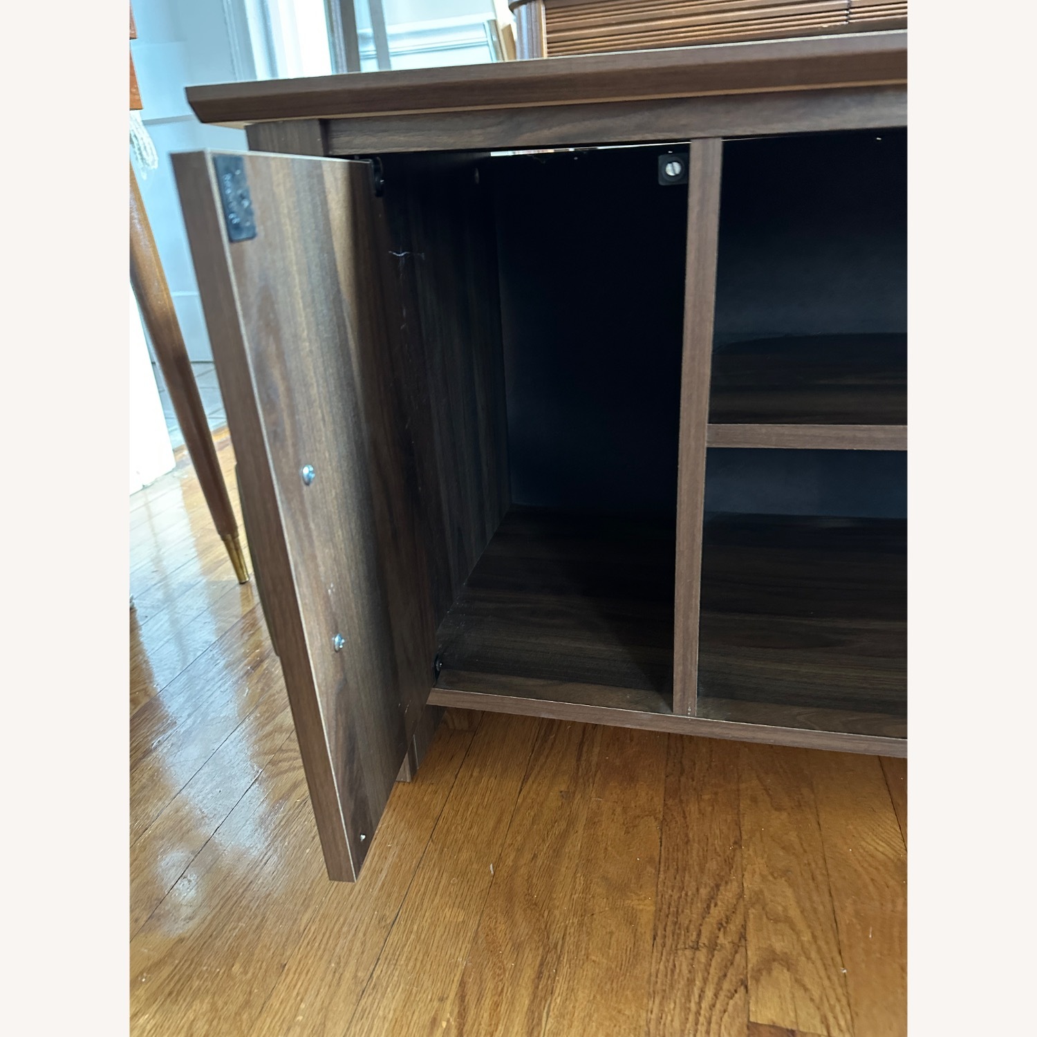 Walmart Mainstays Oak TV Stand - image-2