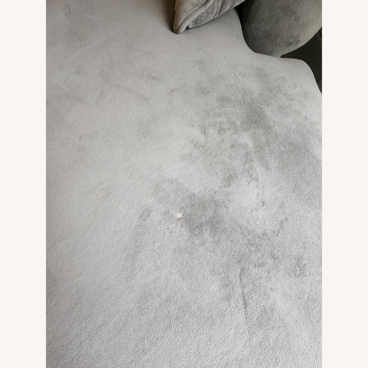 3 Piece Sectional Gray Couch with Ottoman - image-4