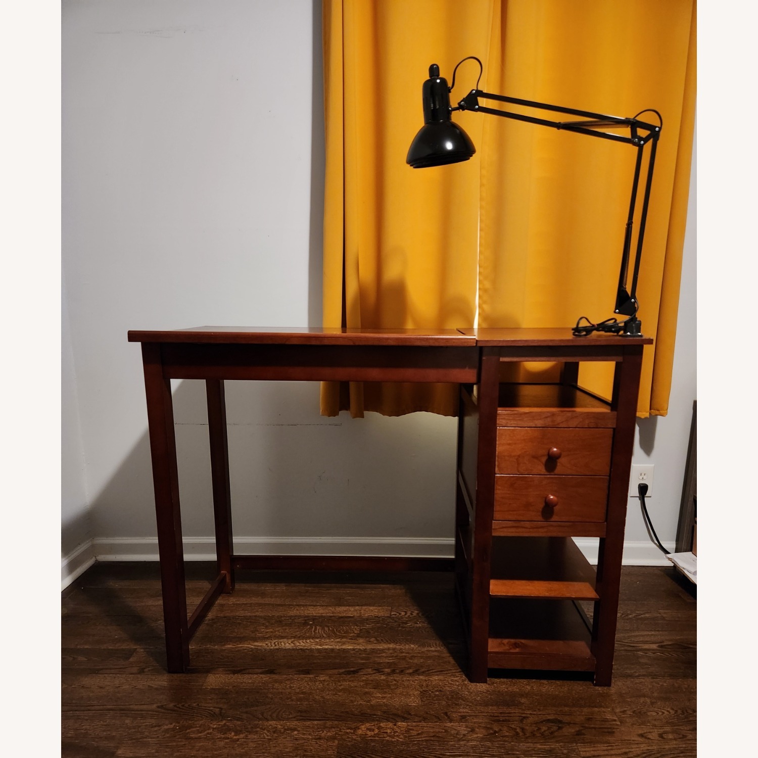 Drawing Table With Lamp Attached - image-1
