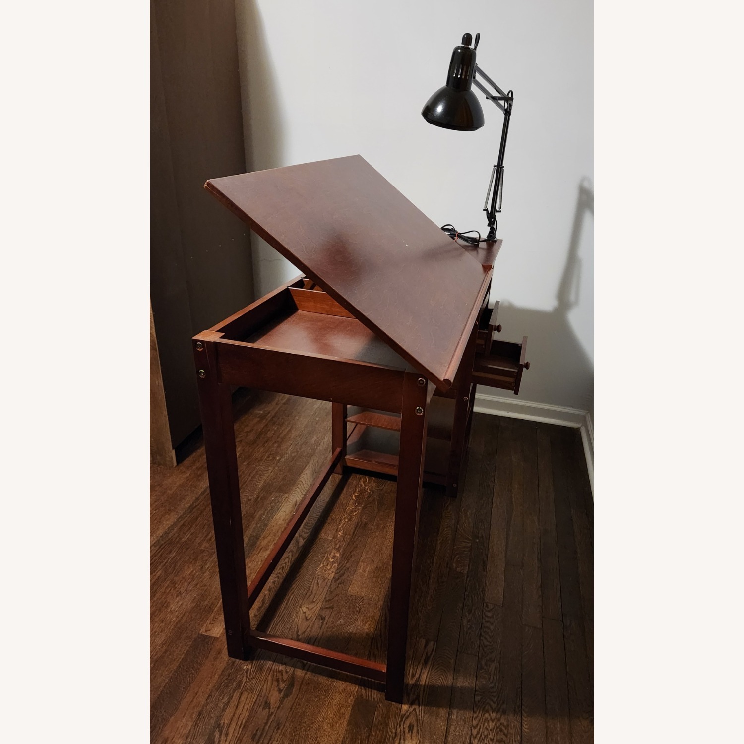 Drawing Table With Lamp Attached - image-9