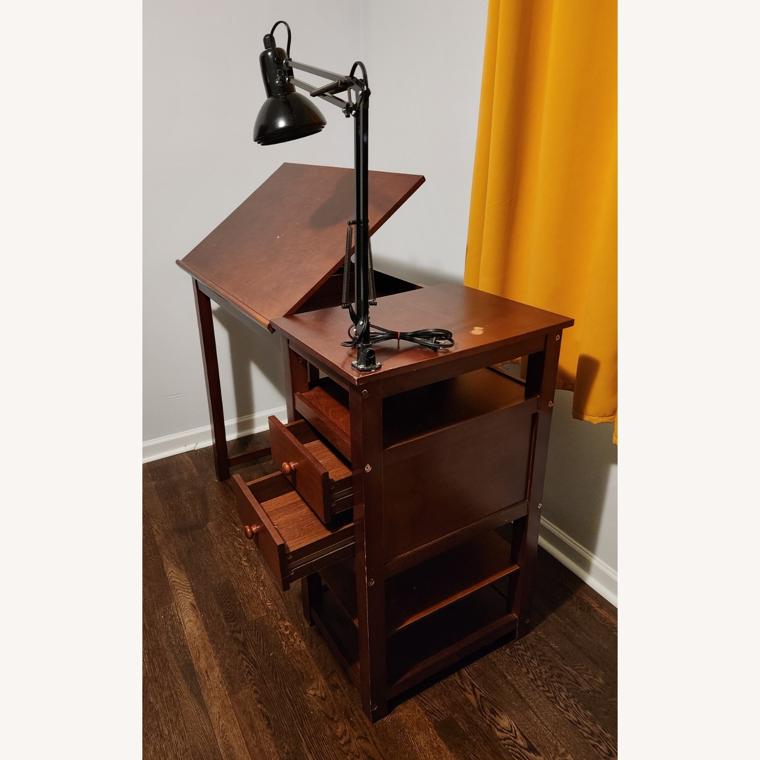 Drawing Table With Lamp Attached - image-10