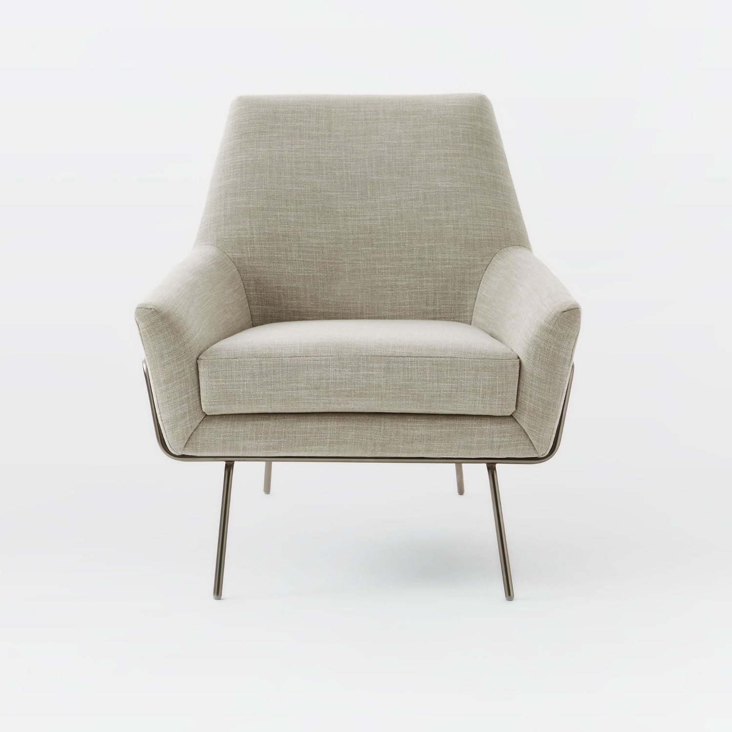 West Elm Lucas Wire Base Chair - image-1