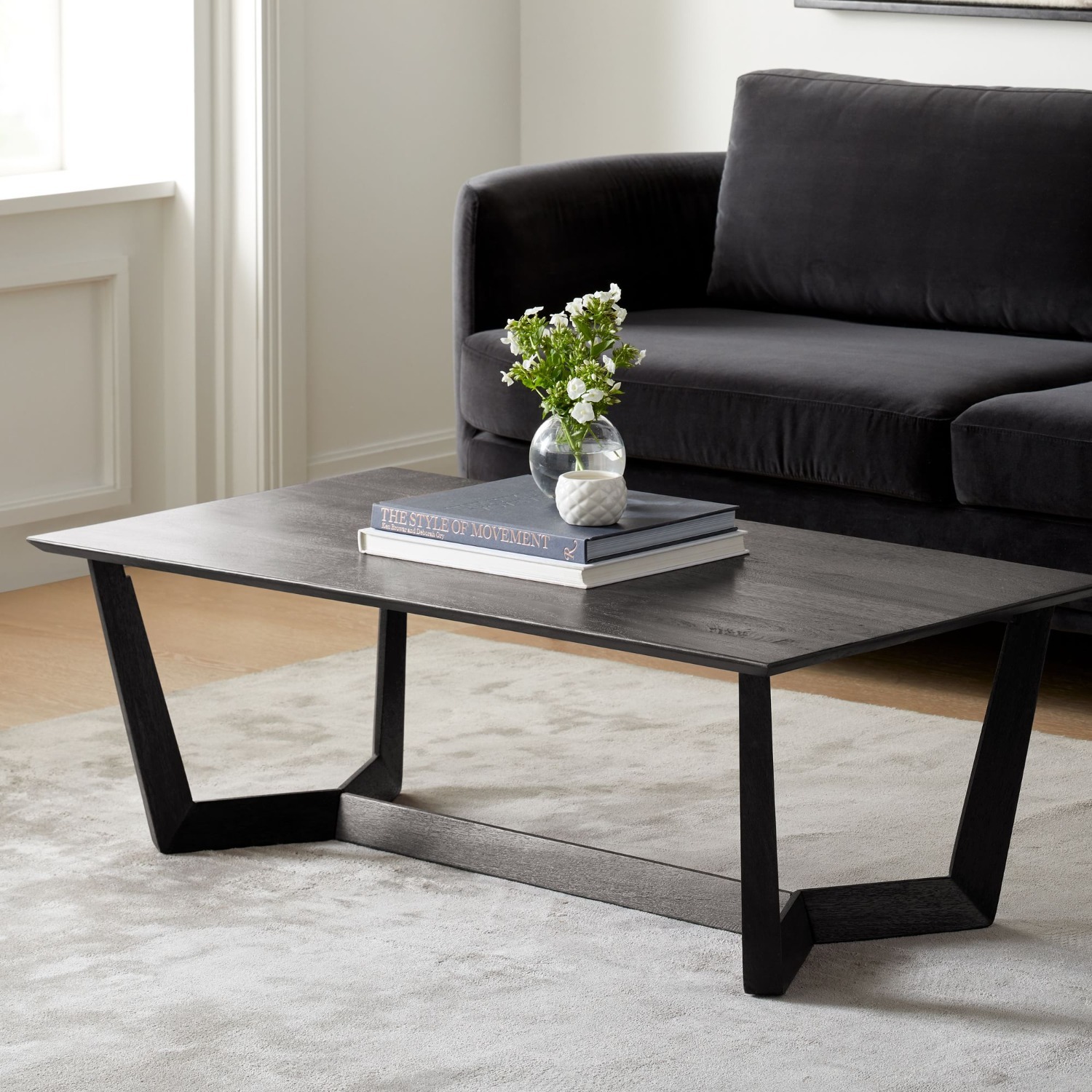 West Elm Stowe Rectangle Coffee Table (44") - image-2