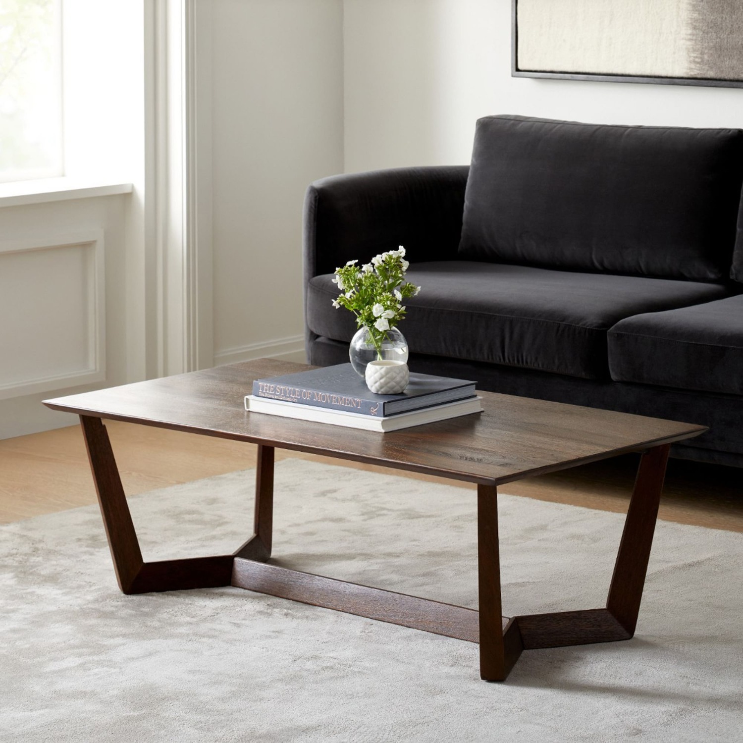 West Elm Stowe Rectangle Coffee Table (44") - image-3