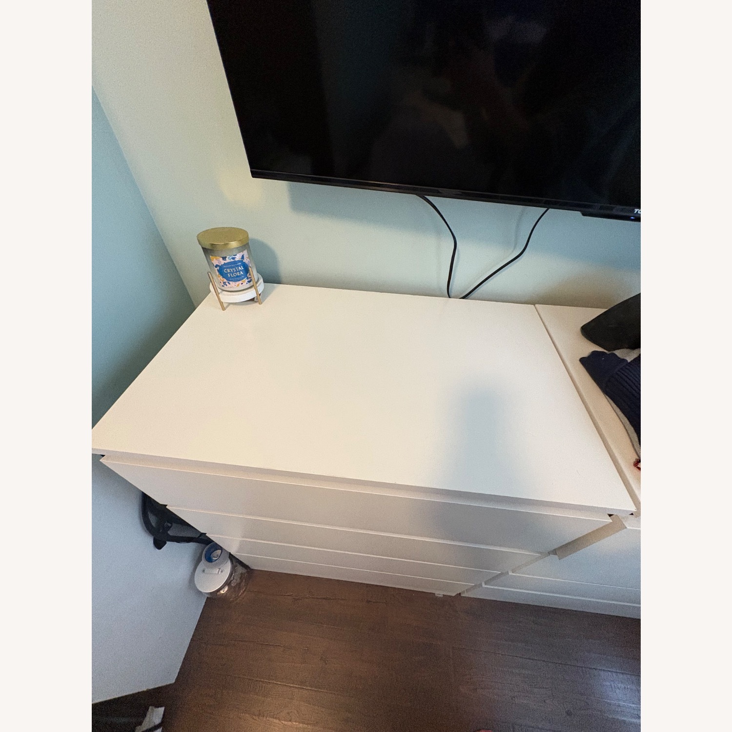 IKEA White Malm 4-Drawer Dresser - image-3