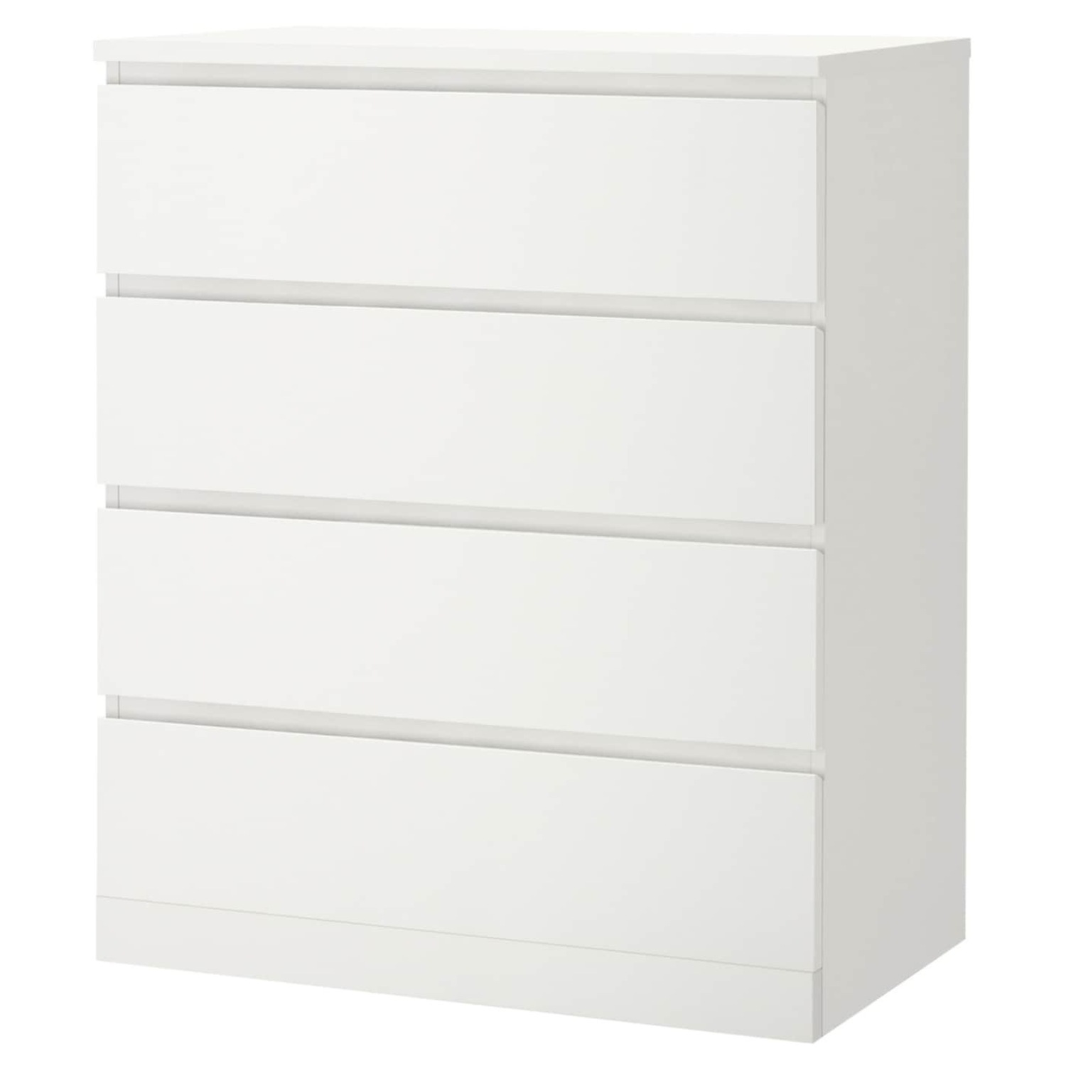 IKEA White Malm 4-Drawer Dresser - image-4