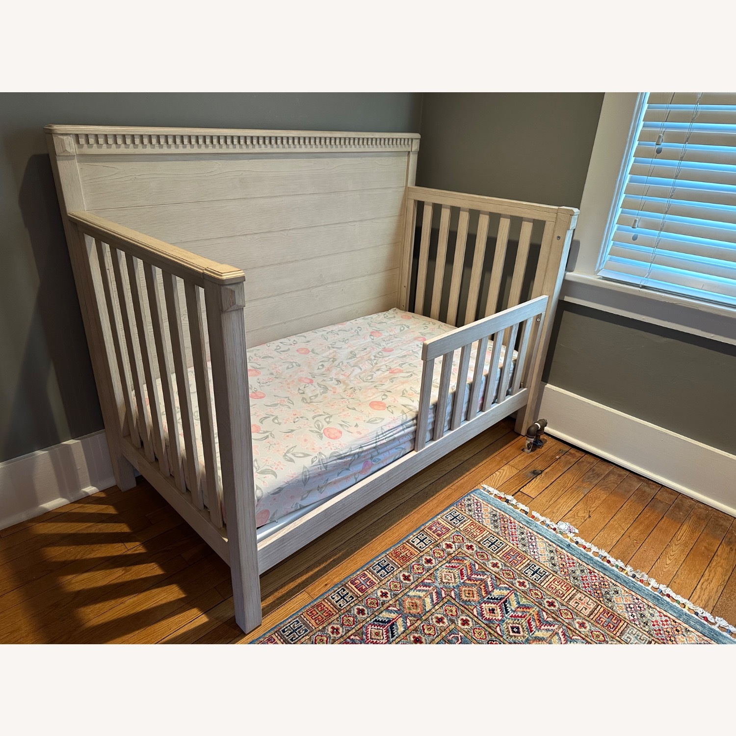 Pottery Barn Kids Rory Crib Toddler Bed Conversion AptDeco