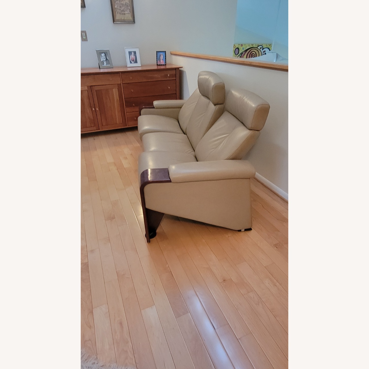 Ekornes Stressless Leather Couch - image-4