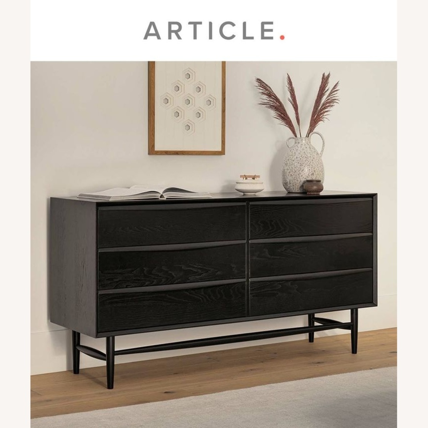 Article Black Lenia Ash Dresser - image-5