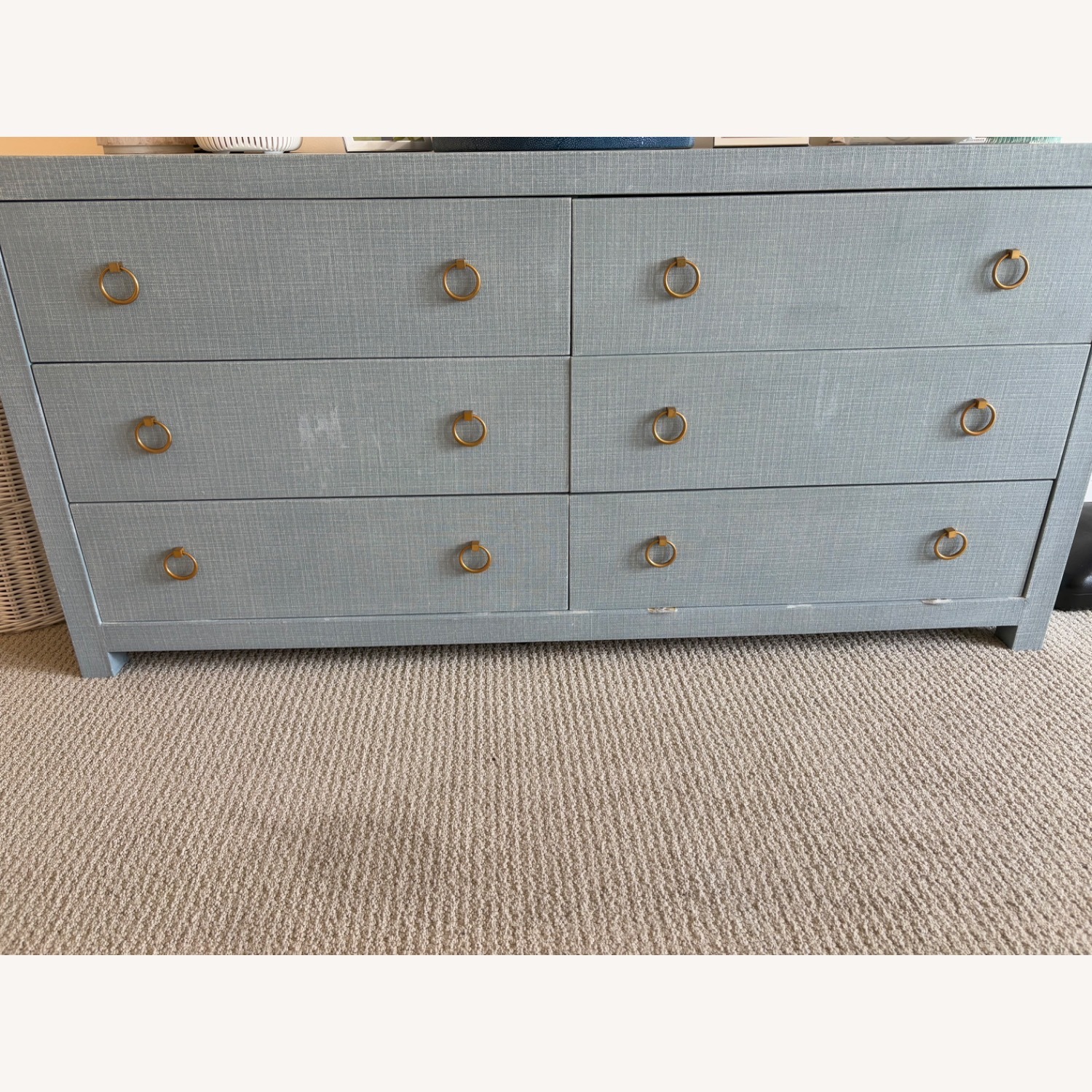 Serena & Lily Driftway Blue 6 Drawer Dresser Blue - image-6
