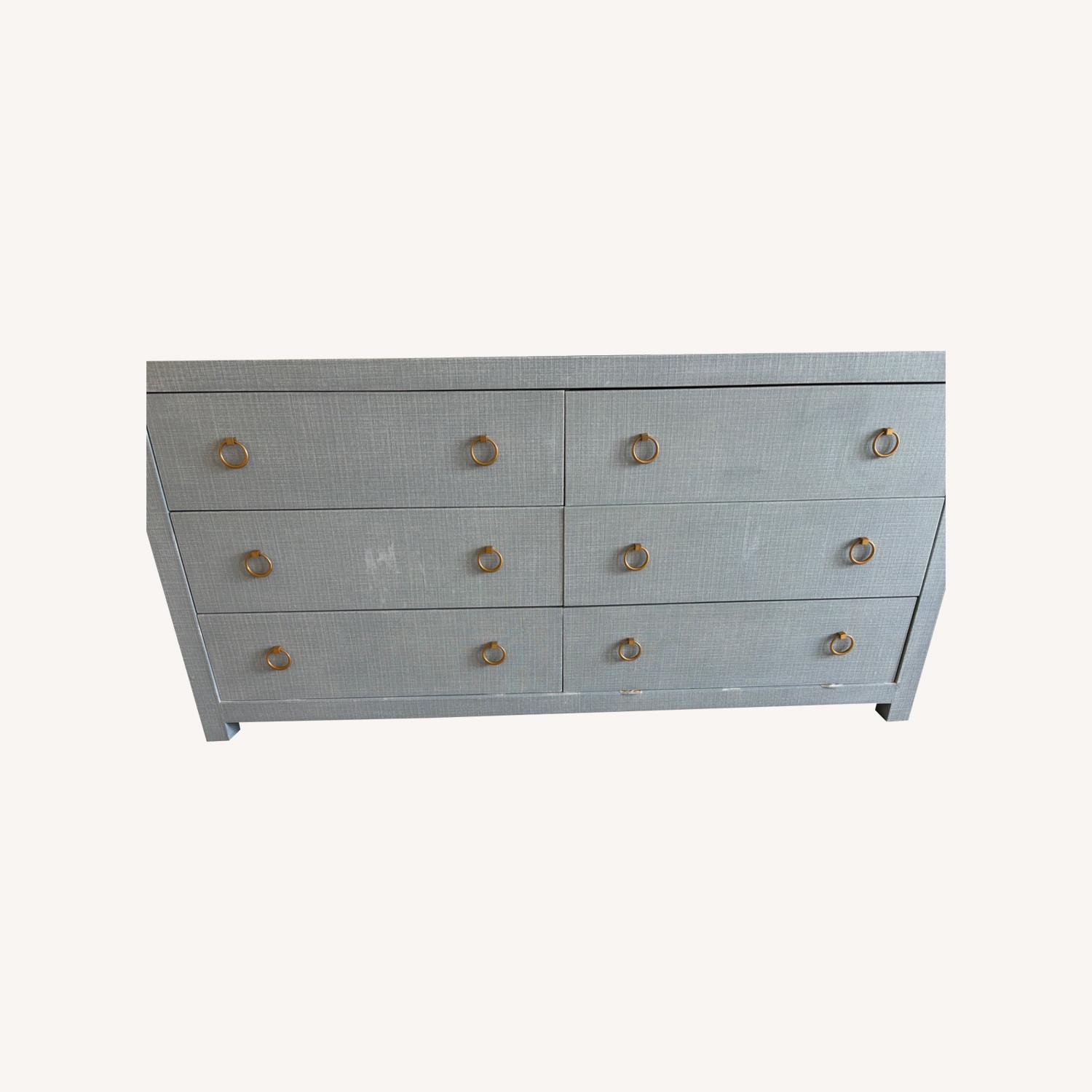 Serena & Lily Driftway Blue 6 Drawer Dresser Blue - image-8