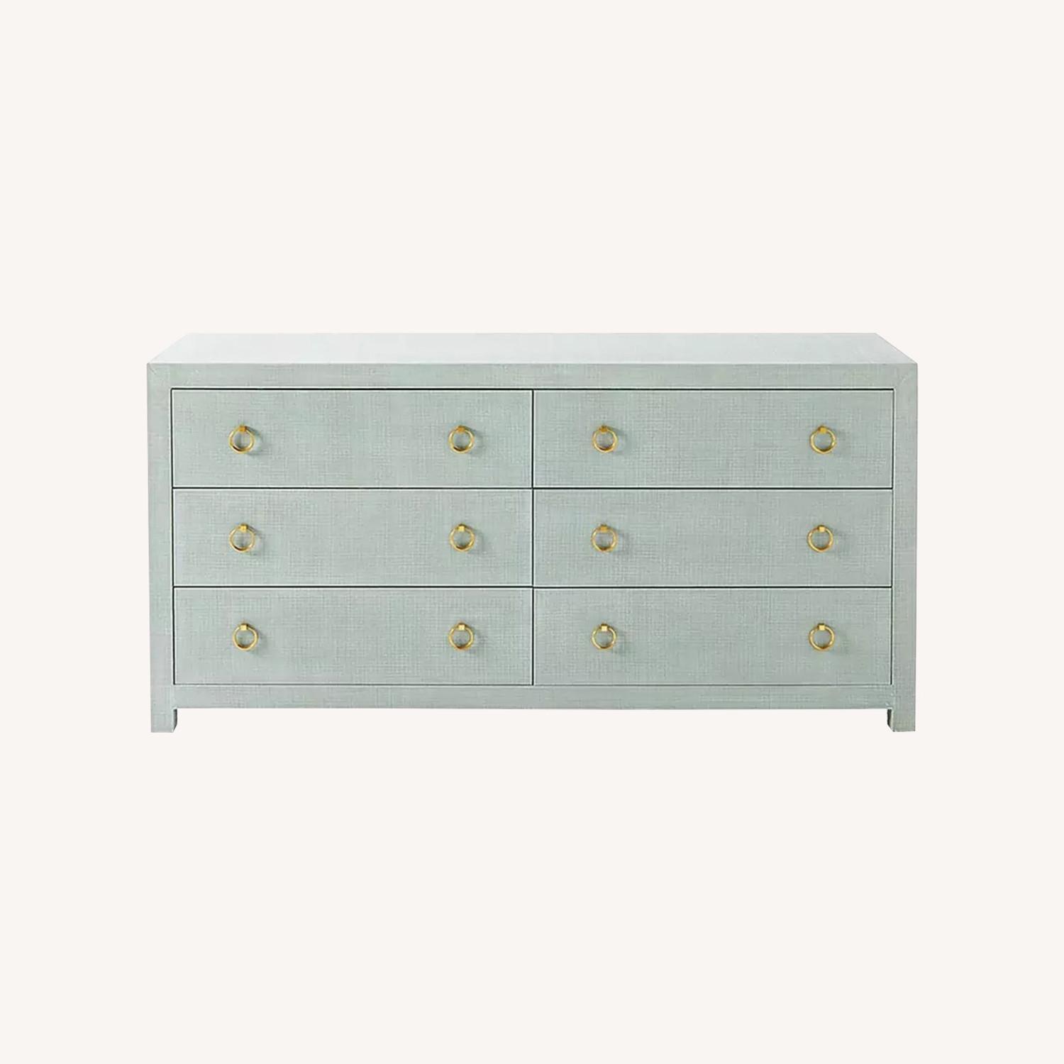 Serena & Lily Driftway Blue 6 Drawer Dresser Blue - image-0