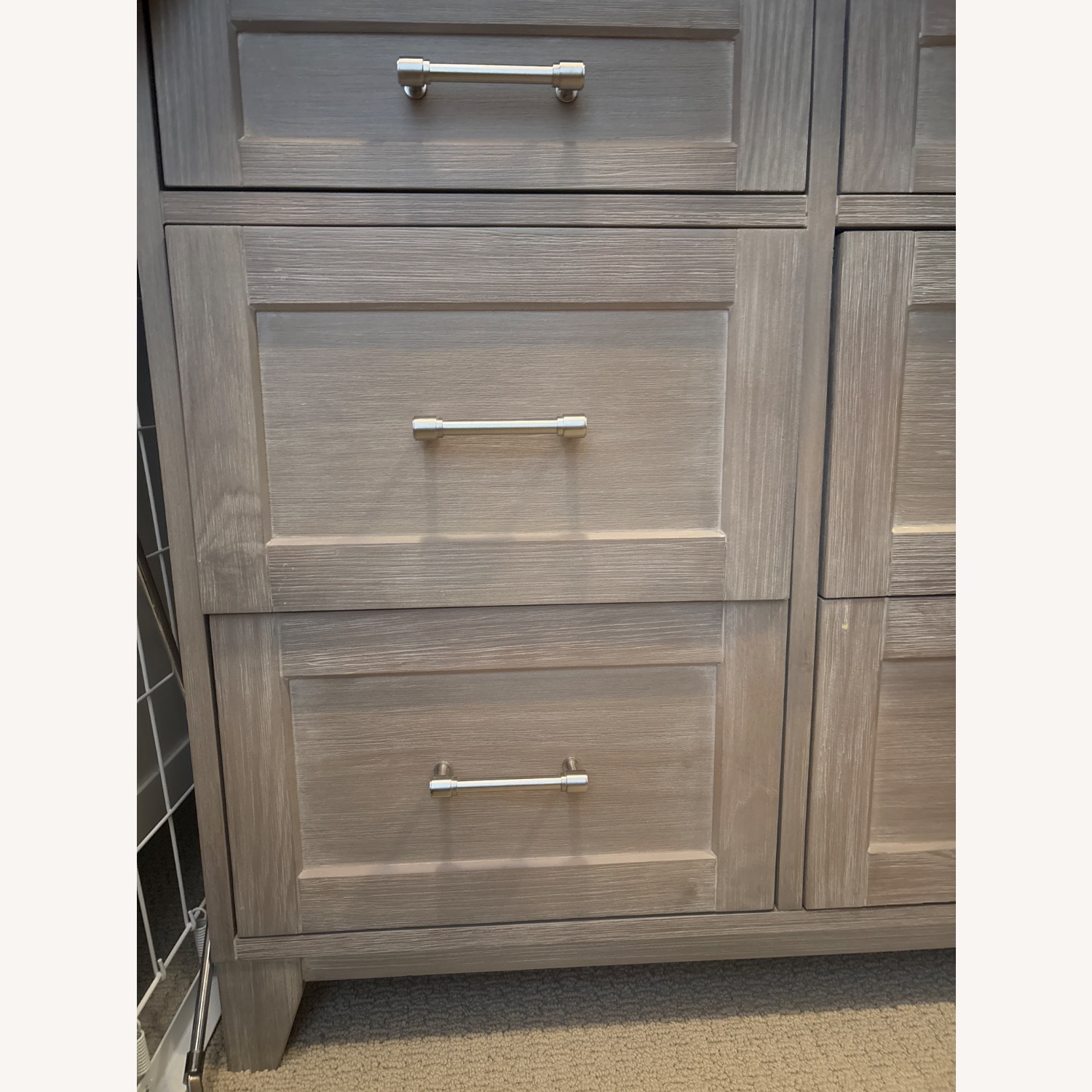 Pottery Barn Hampton Dresser Gray - image-2