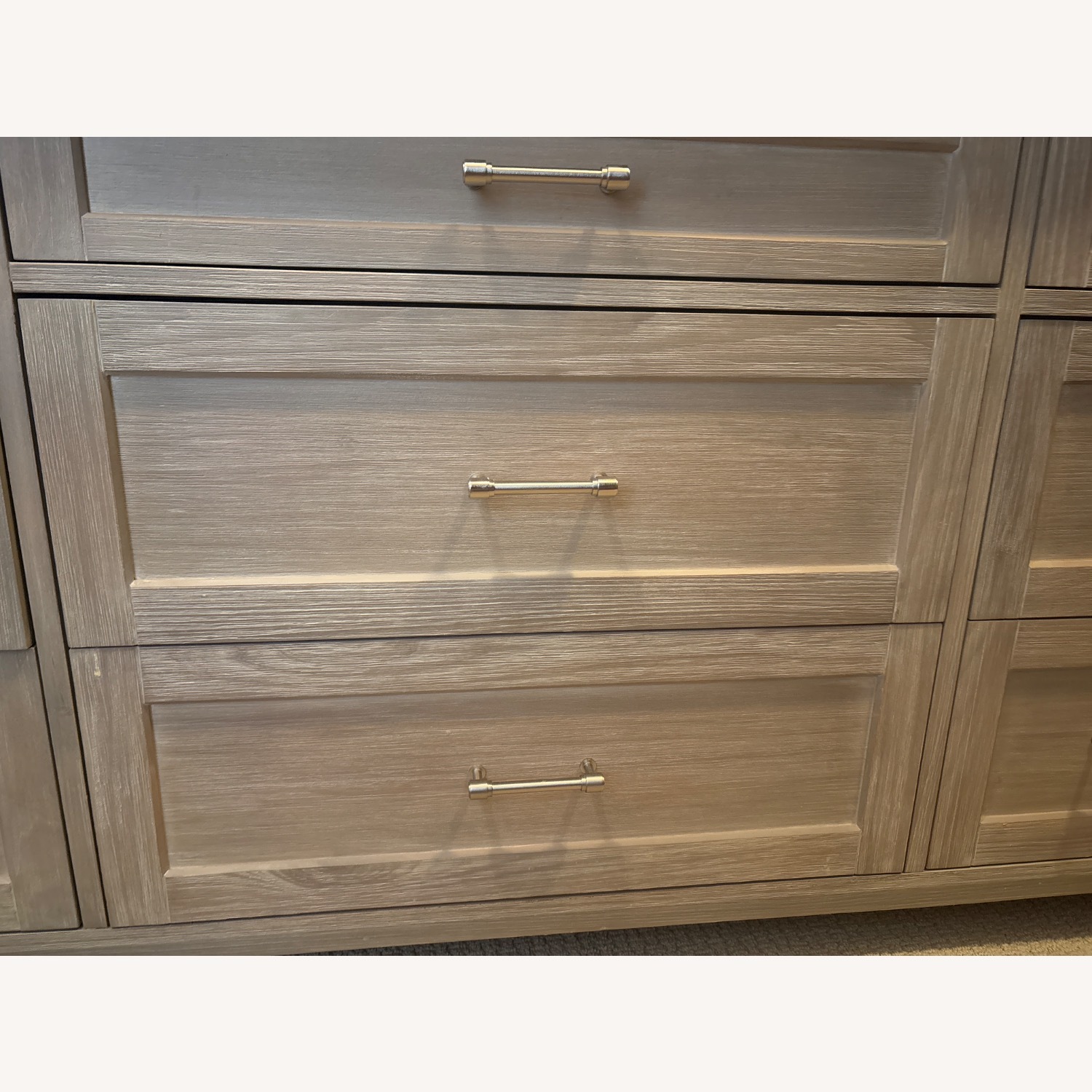 Pottery Barn Hampton Dresser Gray - image-5