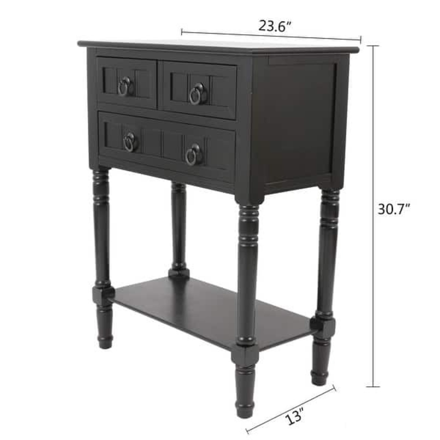 Bed Bath & Beyond Simplify 3-drawer Wood Console Table - image-1