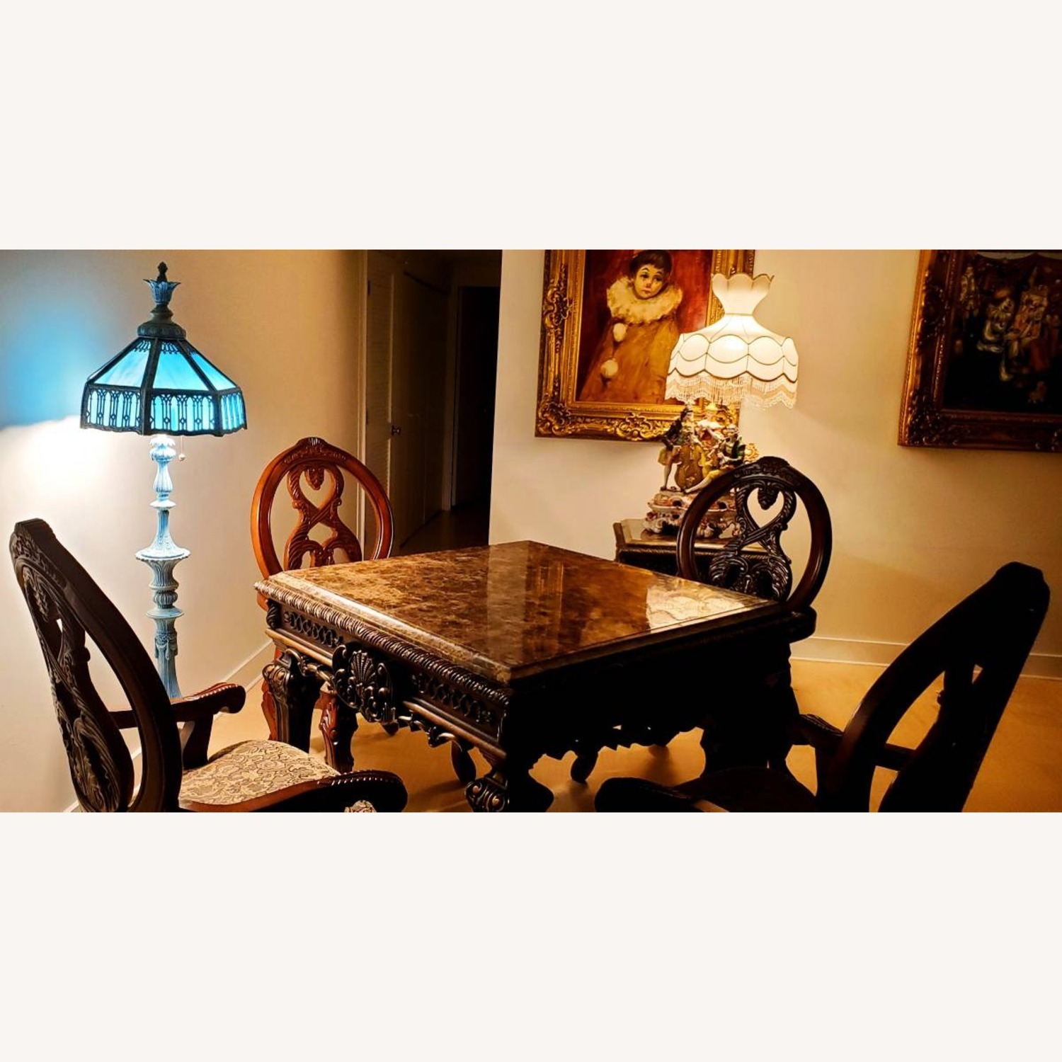 Large Oil Painting Ornate Frame  - image-2