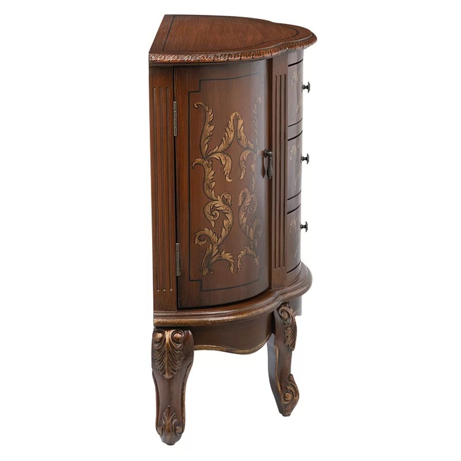 Half Circle Accent Cabinet - image-1