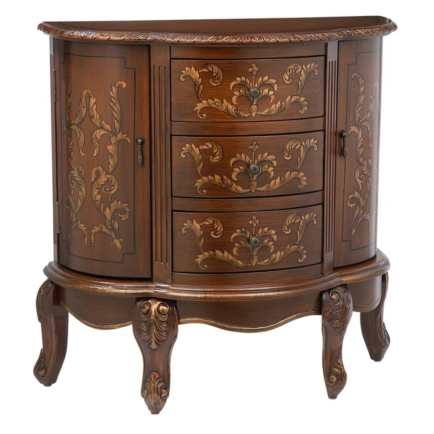 Half Circle Accent Cabinet - image-4