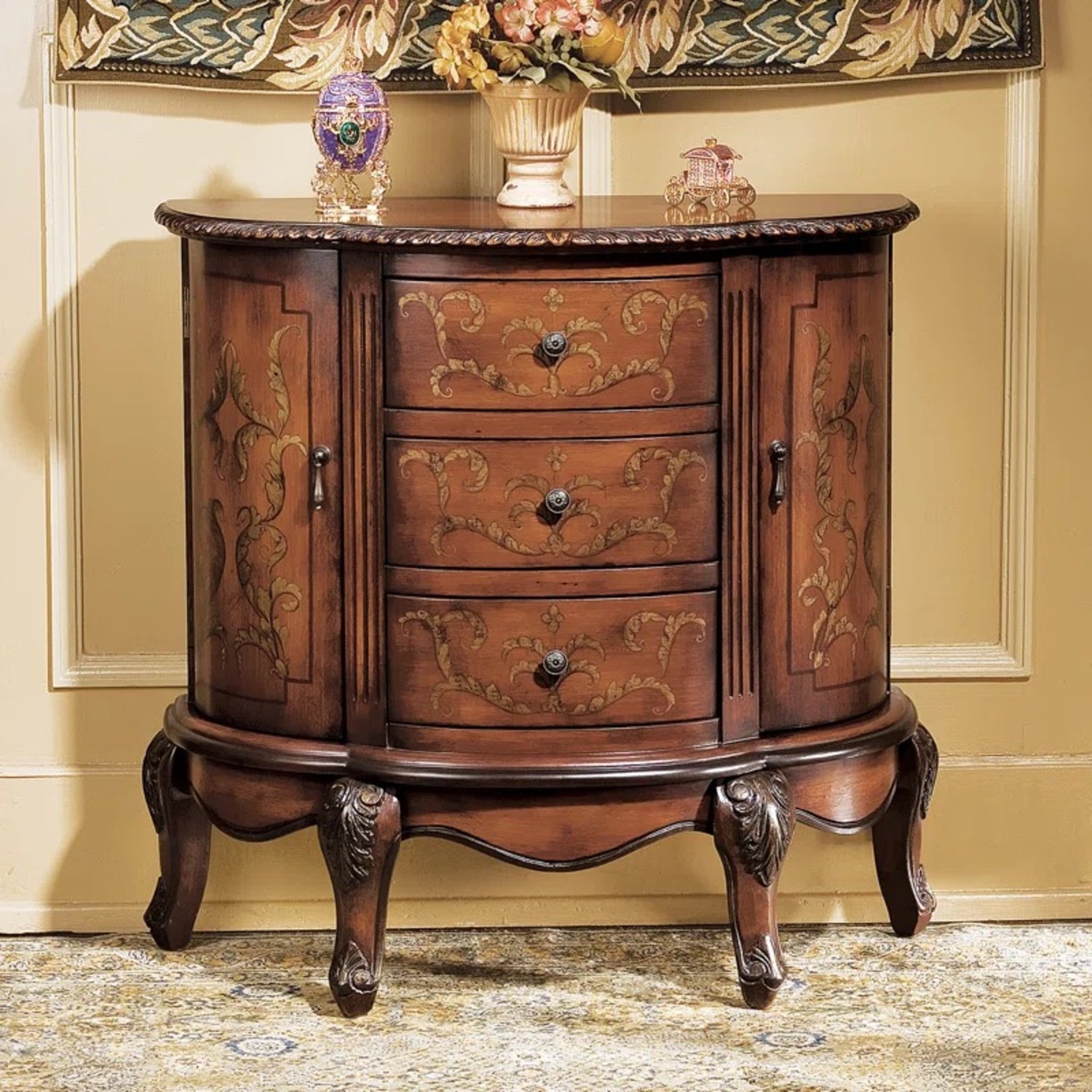 Half Circle Accent Cabinet - image-8