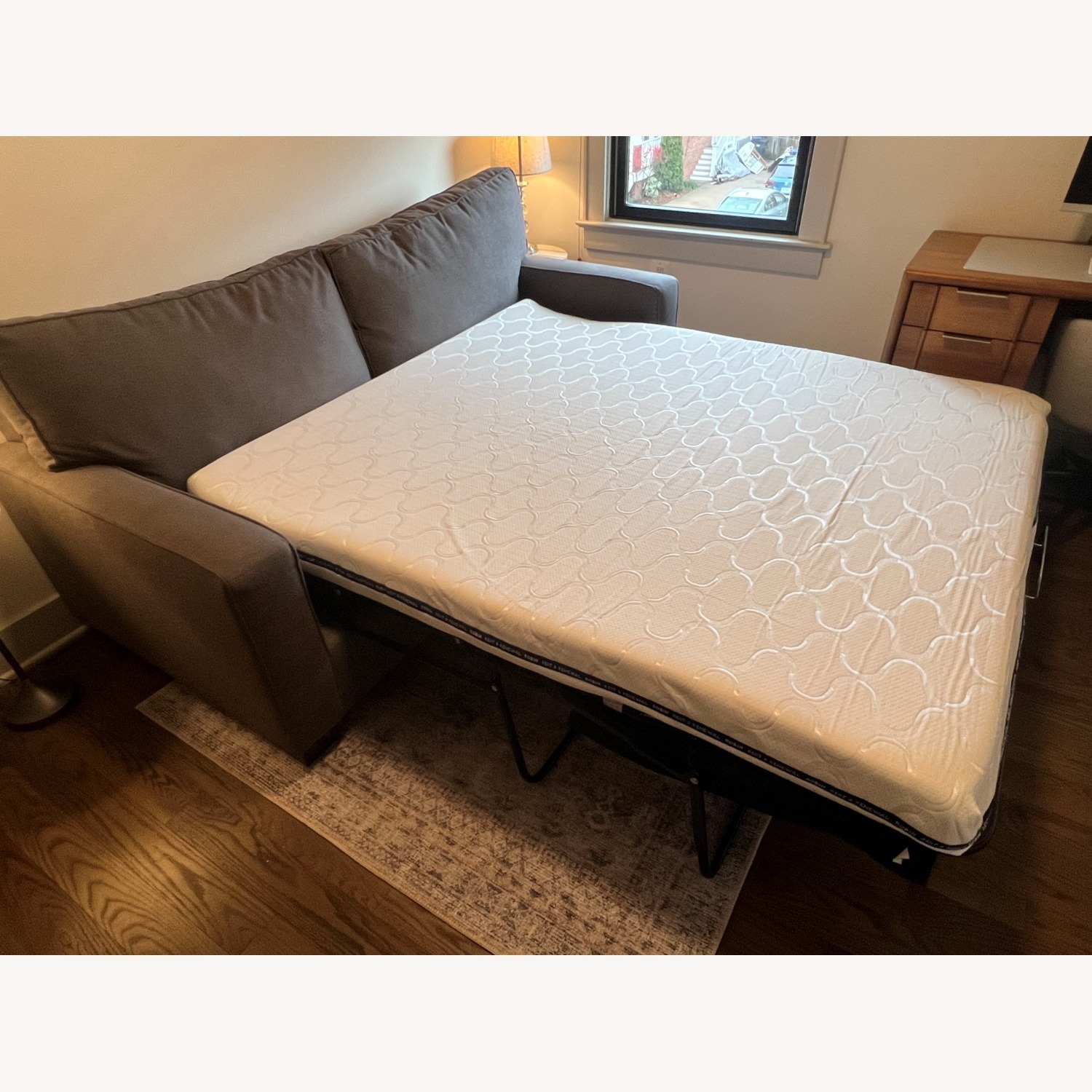 PB Comfort Square Arm Sleeper Sofa - image-4