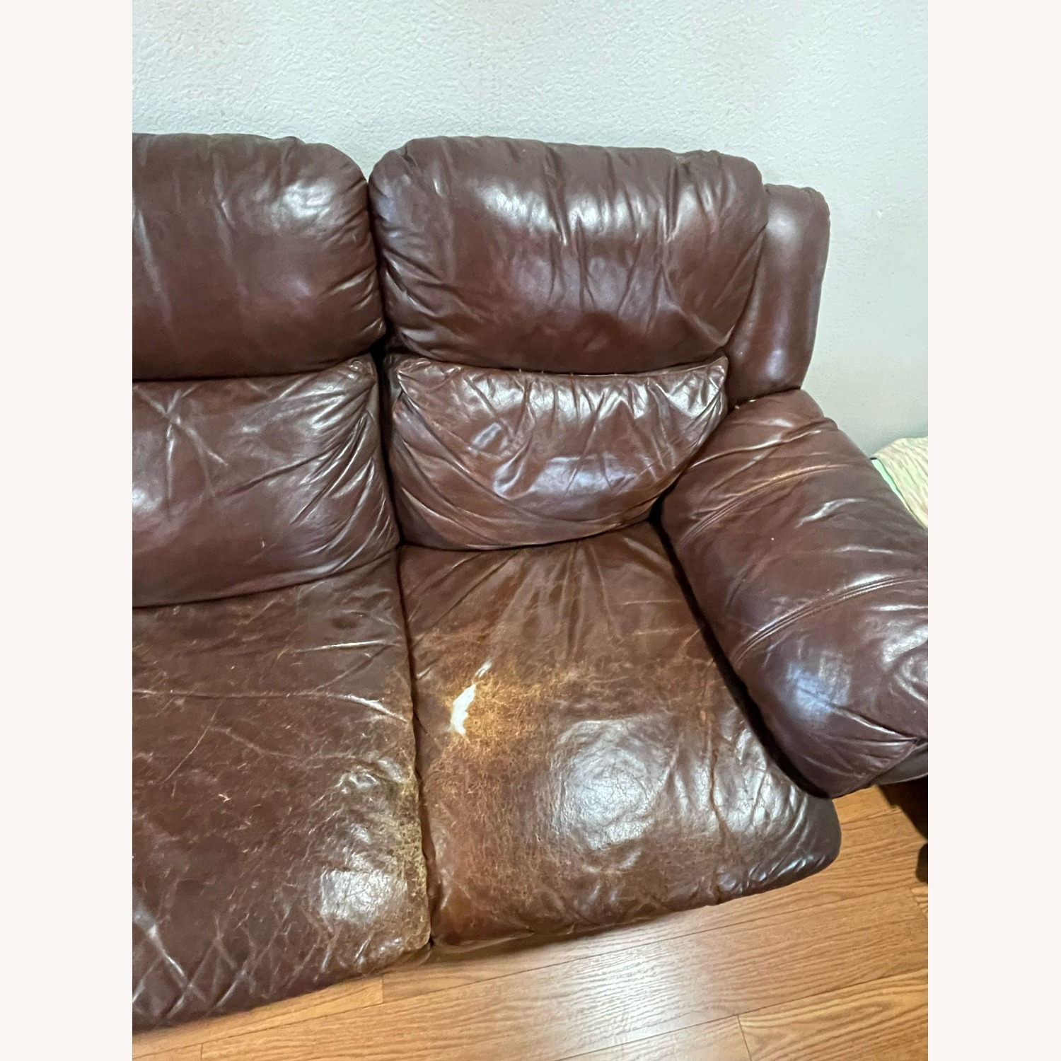 3 Seater Recliner Leather Sofa - image-2