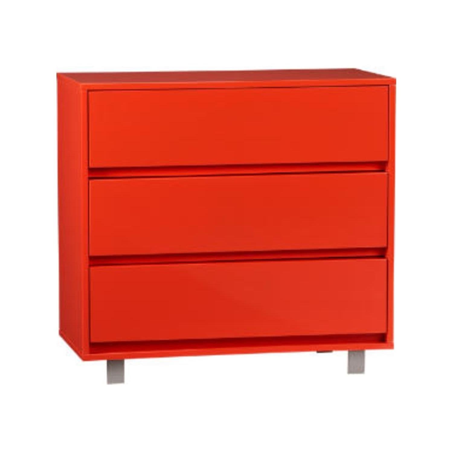 CB2 Modern Lobster Red Dresser - image-1