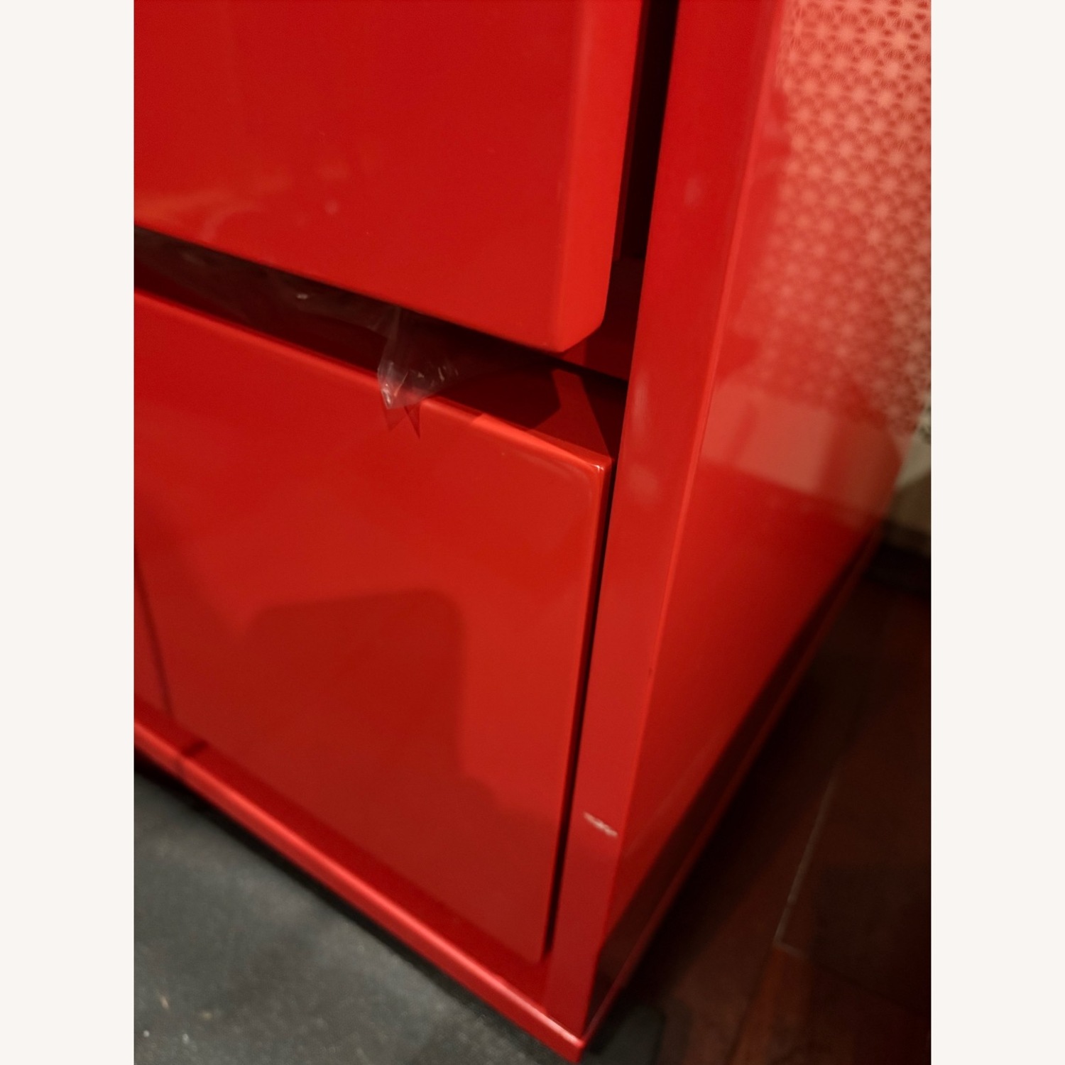 CB2 Modern Lobster Red Dresser - image-2