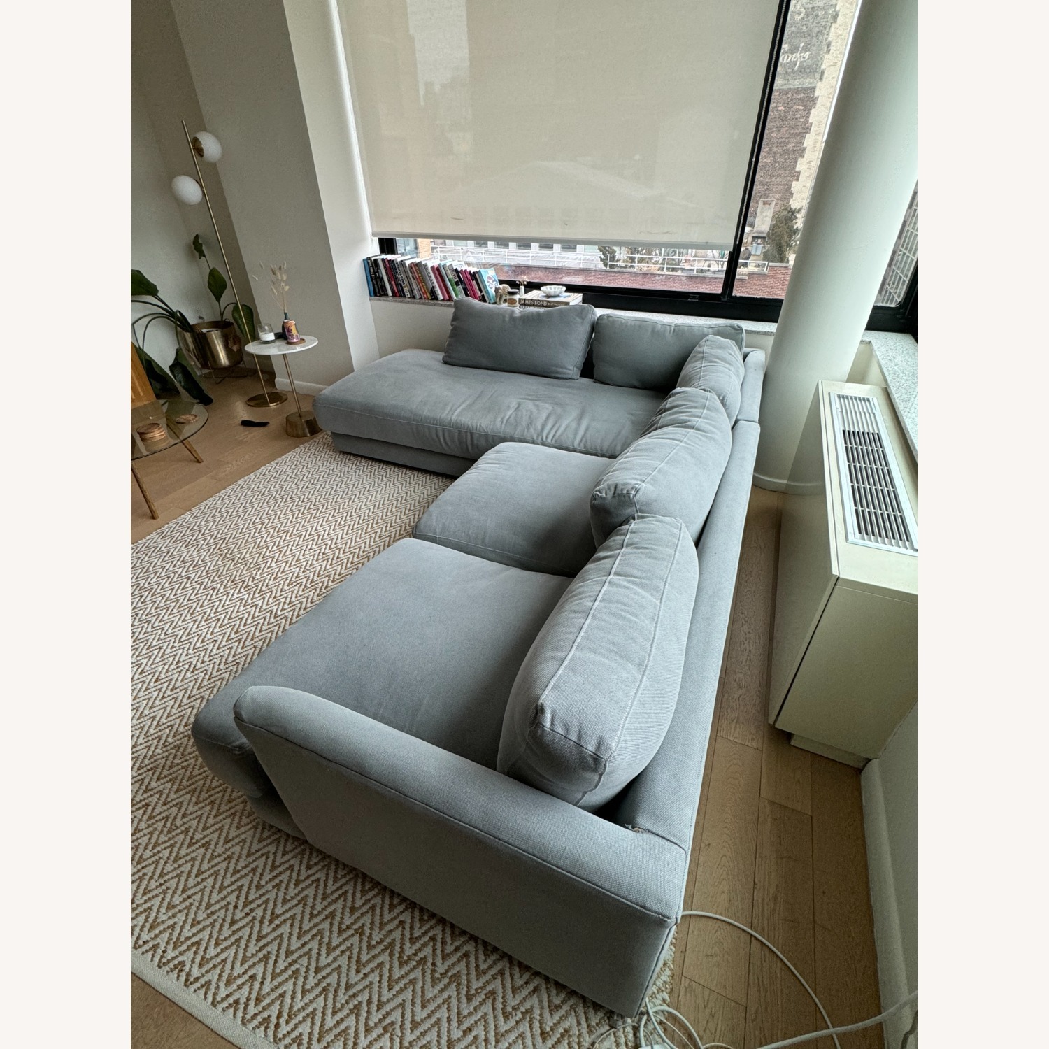 West Elm Haven Bumper Chaise Sectional Sofa - image-3