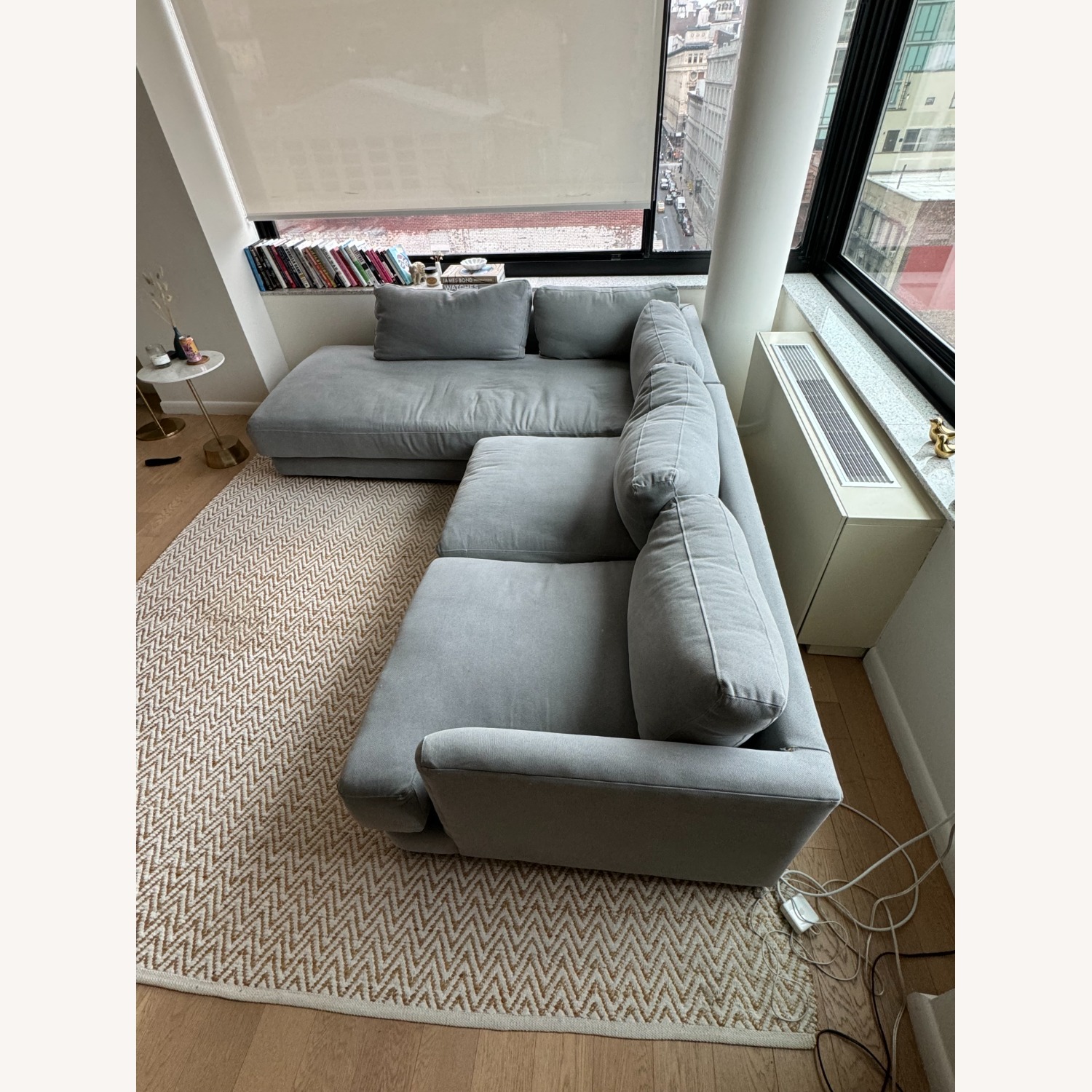 West Elm Haven Bumper Chaise Sectional Sofa - image-2