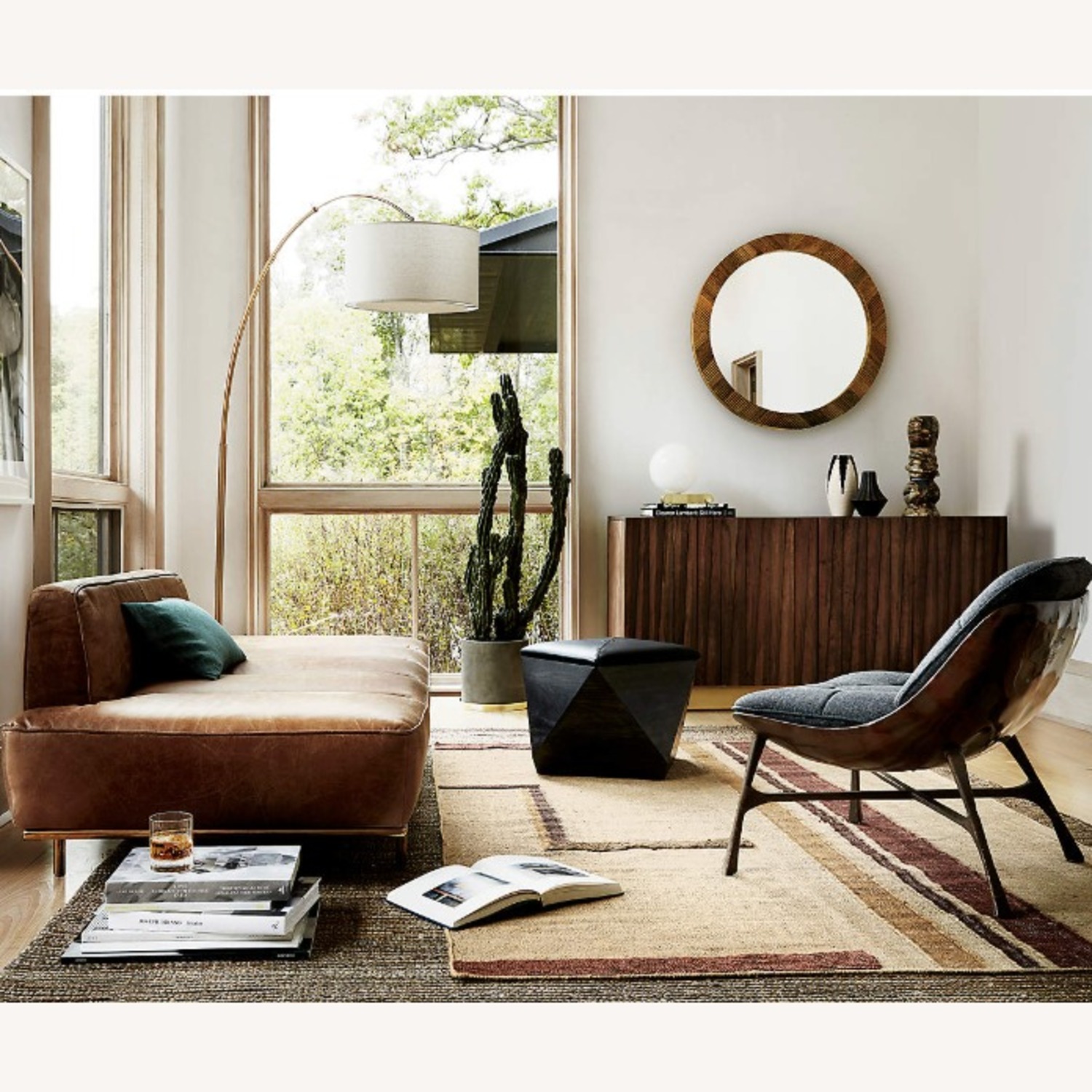 CB2 Big Dipper Arc Brass Floor Lamp - image-3