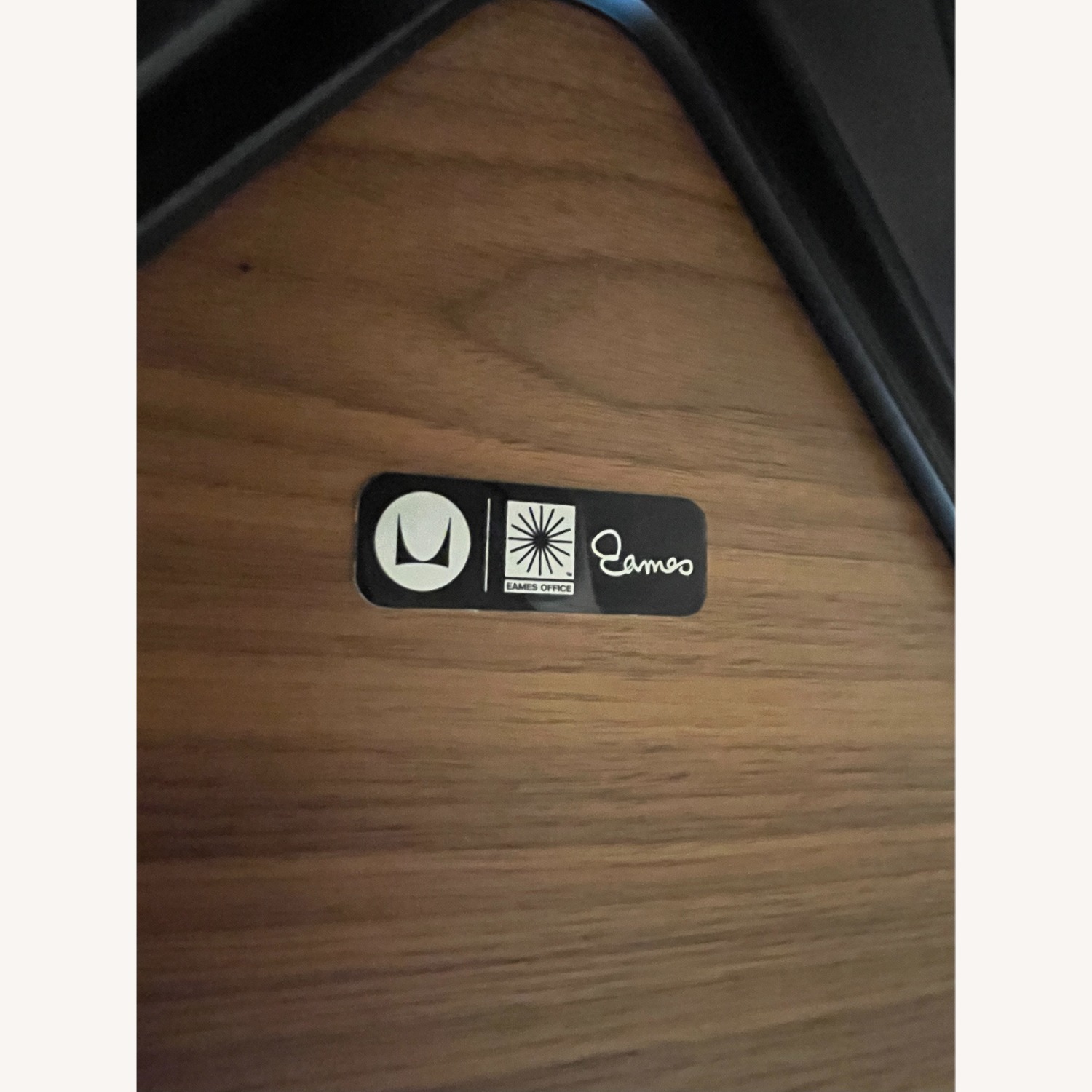 Eames Lounge Chair + Ottoman in Tan Leather - image-7