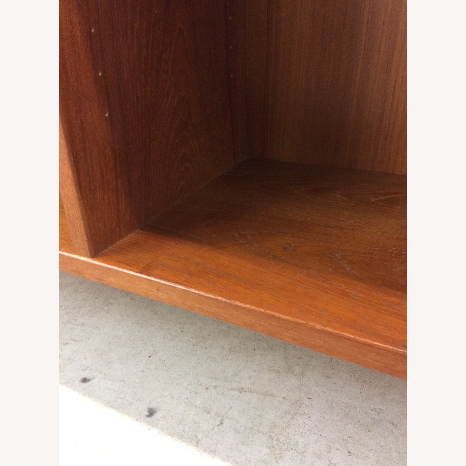Danish Modern Teak Double Bookcase with Legs - image-18