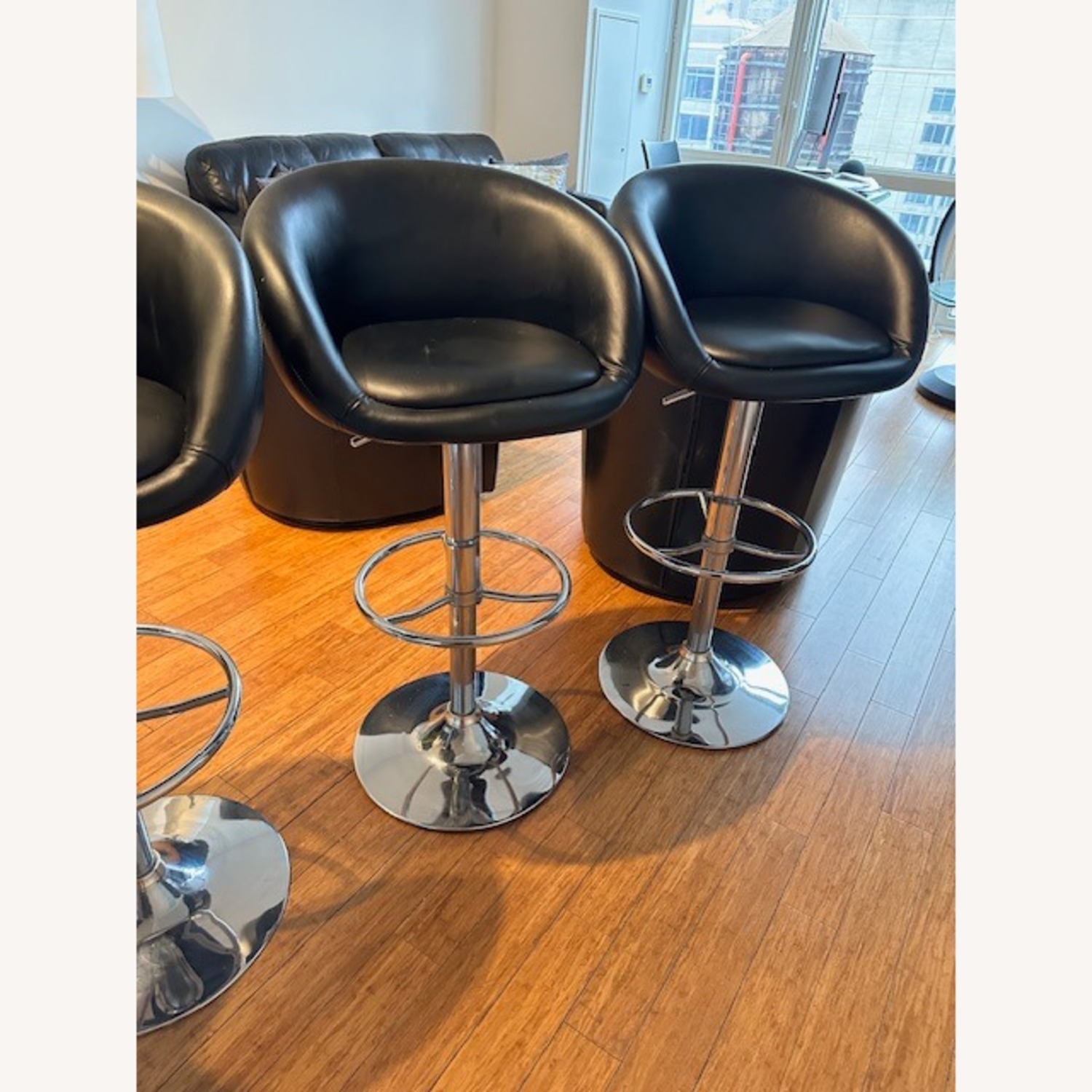 Raymour & Flanigan Trio Bar Stool Set - image-4