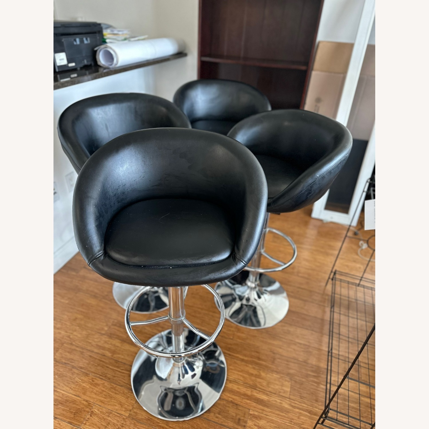 Raymour & Flanigan Trio Bar Stool Set - image-2