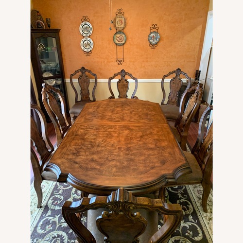 Used Pulaski Dining Table 8 Chairs for sale on AptDeco