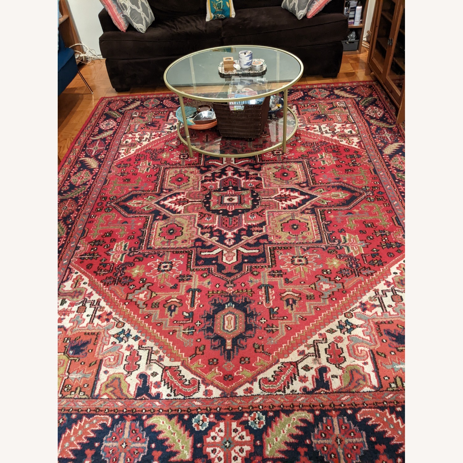 Red Kuwait Rug Elegant Red Middle Eastern Rug 8X10 - AptDeco