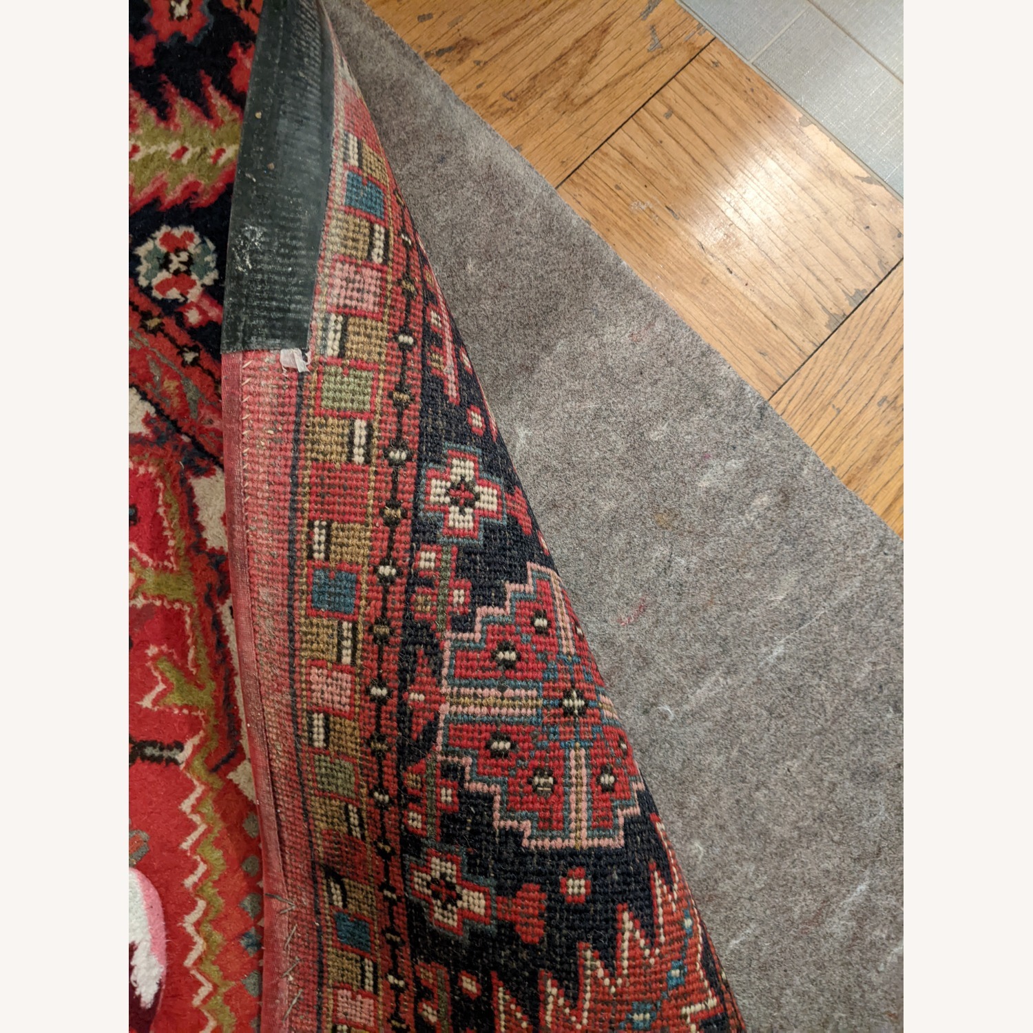 Red Kuwait Rug Elegant Red Middle Eastern Rug 8X10 - AptDeco