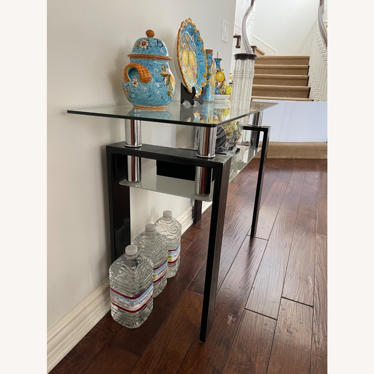 Glass Console Table for Entryway  - image-3