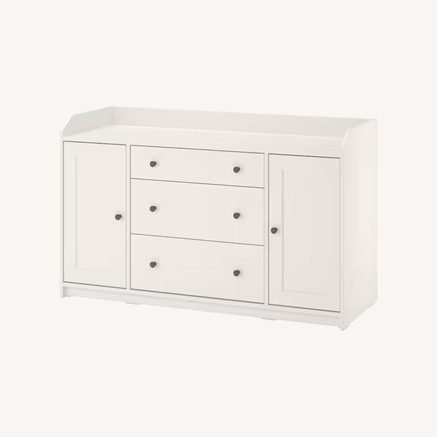 値下げ/7月1日処分予定: IKEA HAUGA チェスト　ホワイト 0898781_pe782649_s5.jpg