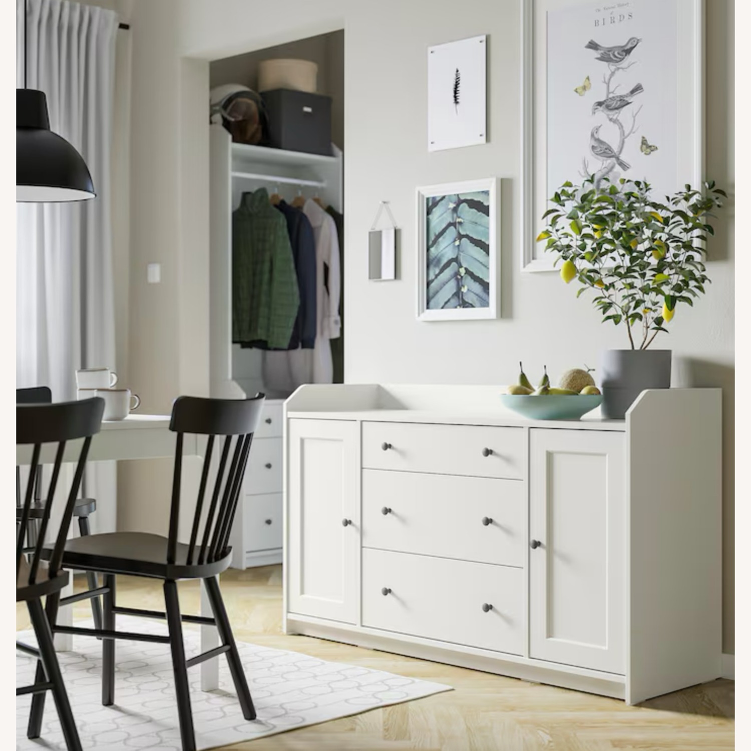 IKEA HAUGA Sideboard White - image-8