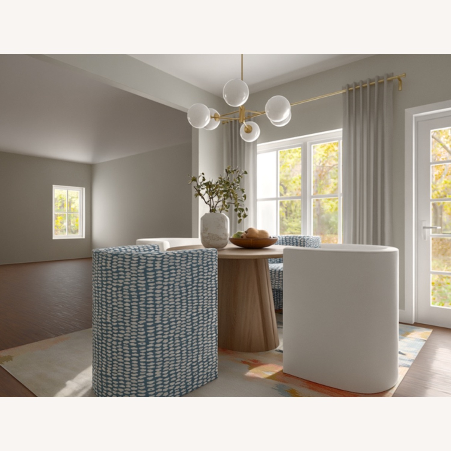 Set of 4 Custom Barrel Back Chairs from The Inside - image-2